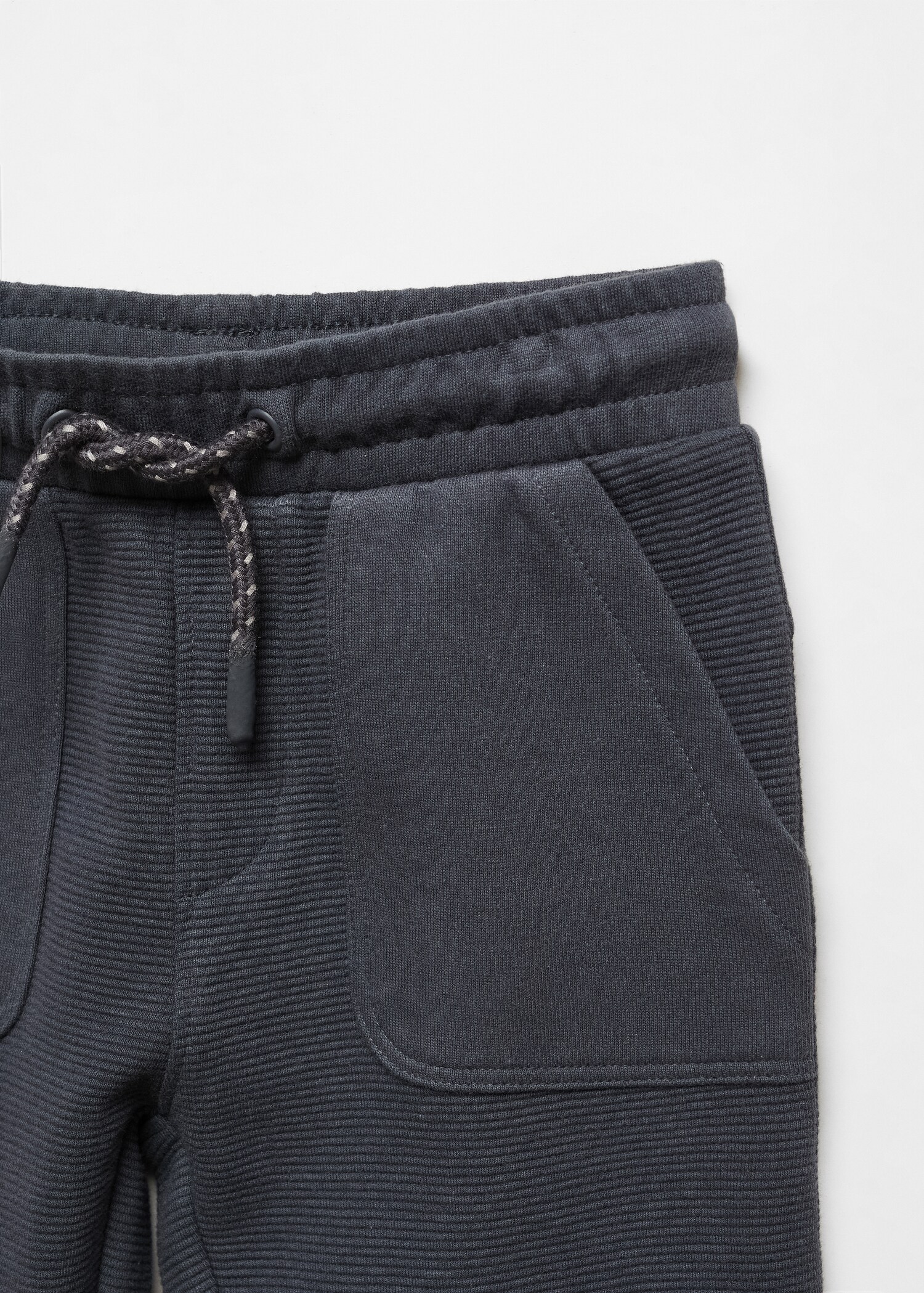 Cotton jogger-style trousers - Details of the article 8