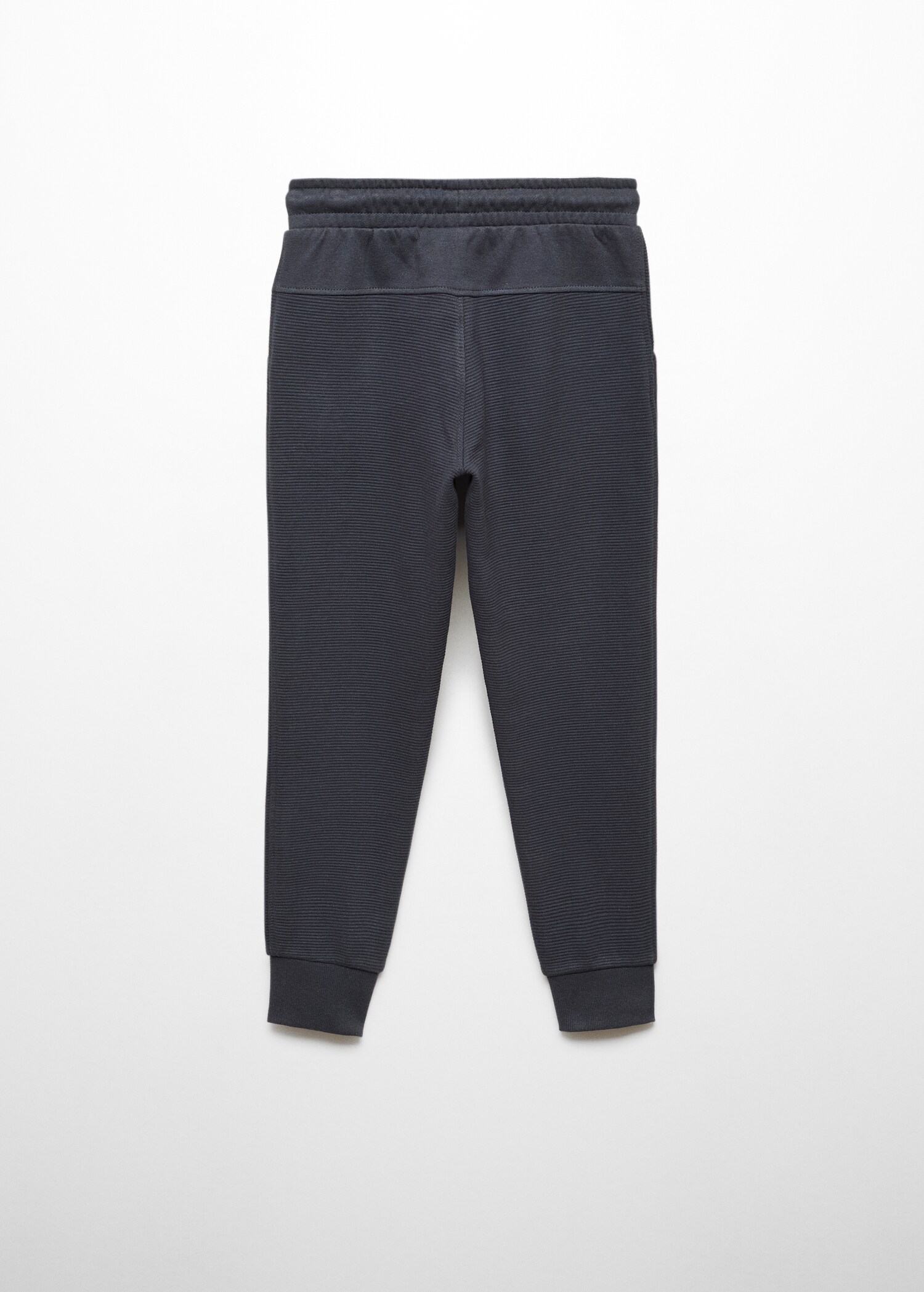 Cotton jogger-style trousers - Reverse of the article