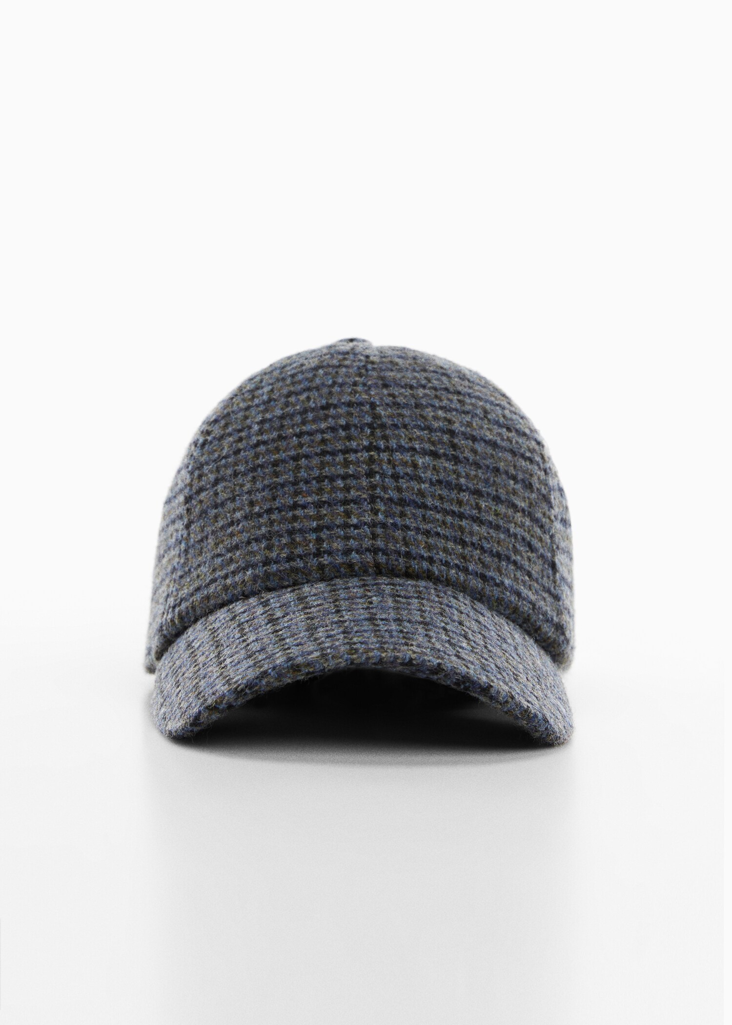 Gorra lana cuadros - Plano medio