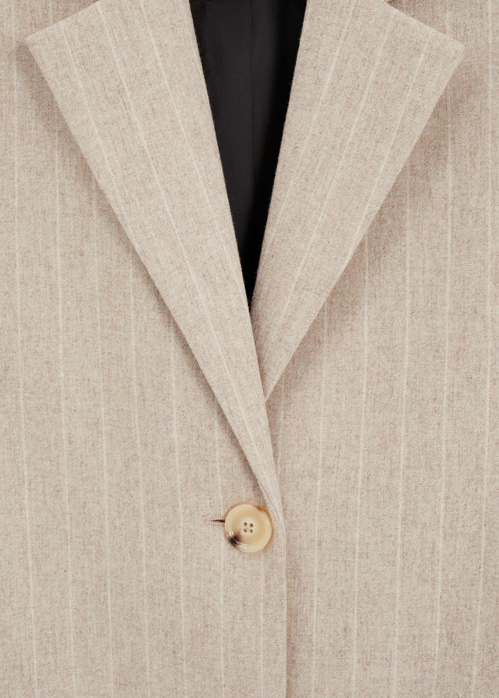 Pinstripe wool coat - Details of the article 8