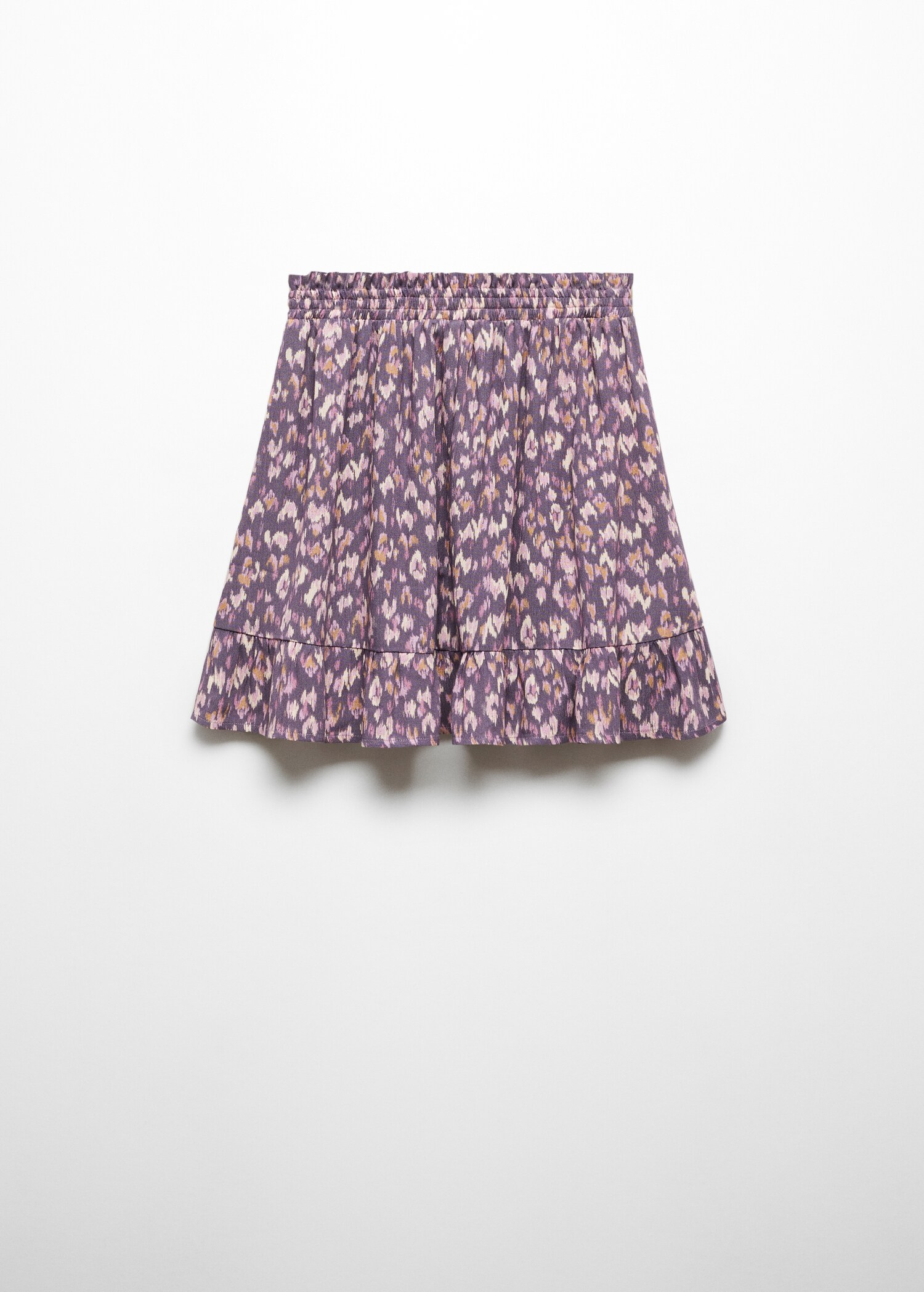 Falda estampada volante - Reverso del artículo