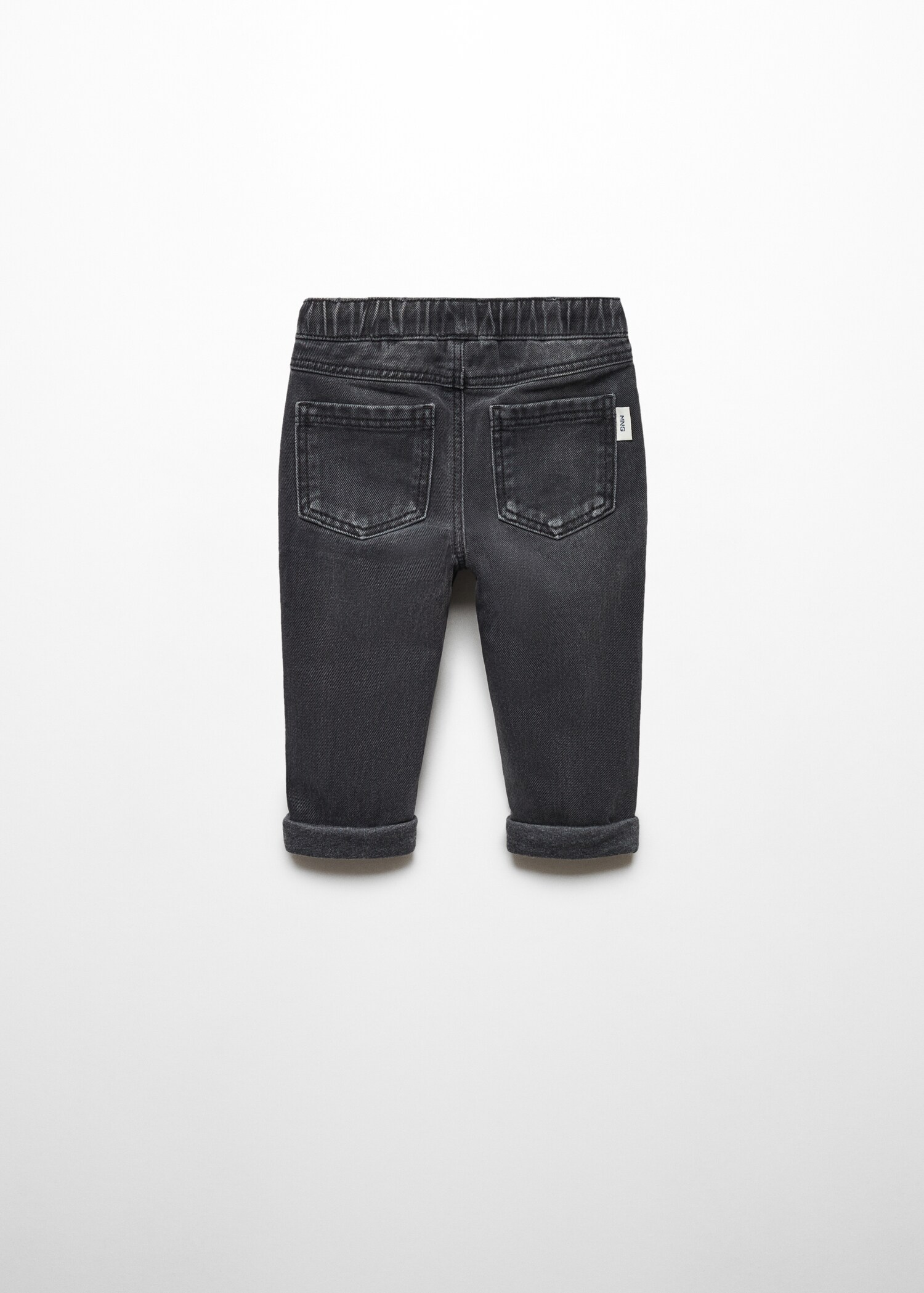 Drawstring waist jeans - Reverse of the article
