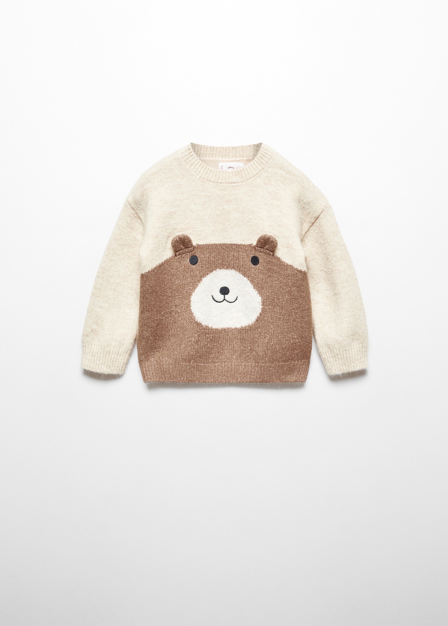 Printed knit sweater - Article without model