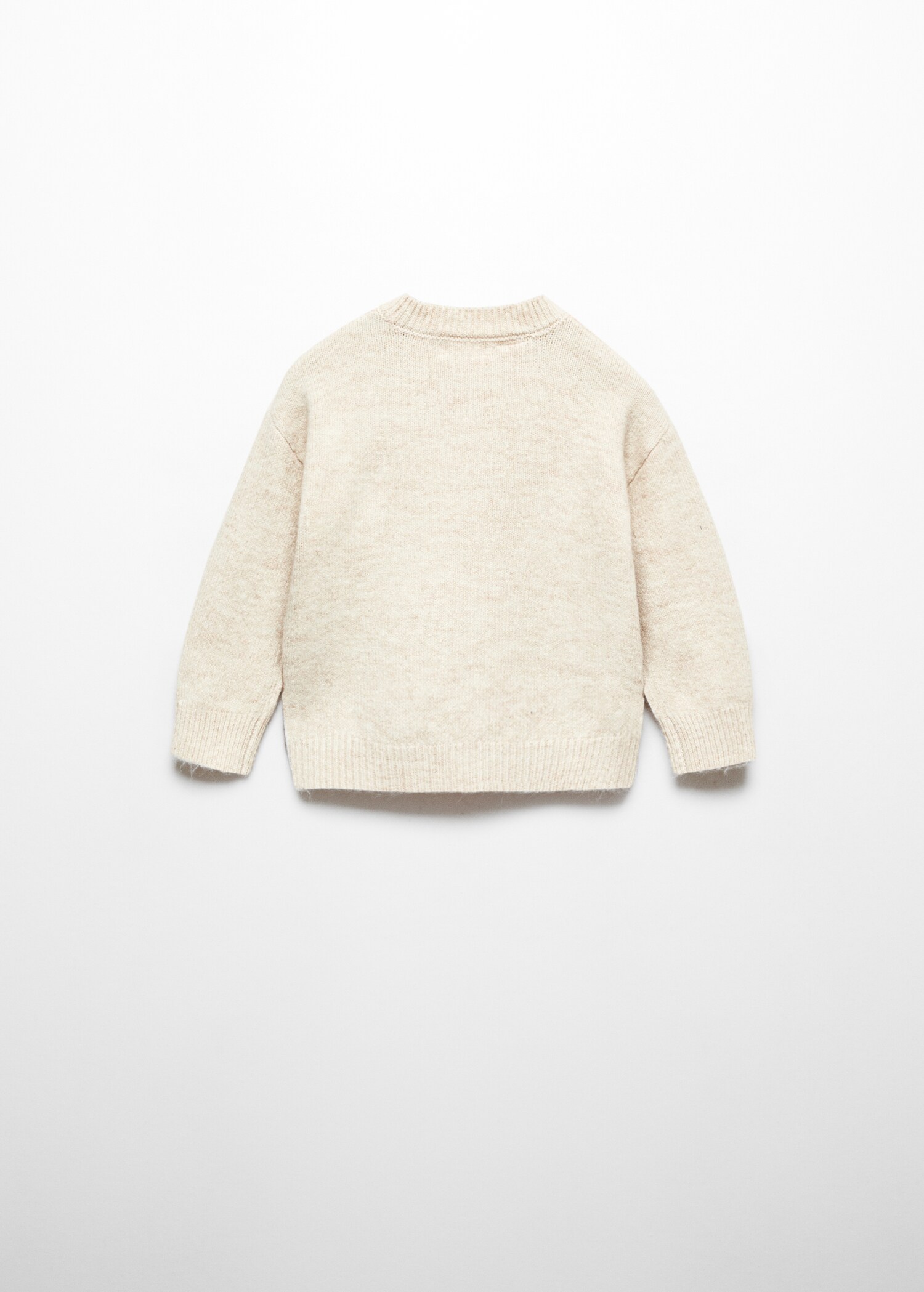 Printed knit sweater - Reverse of the article