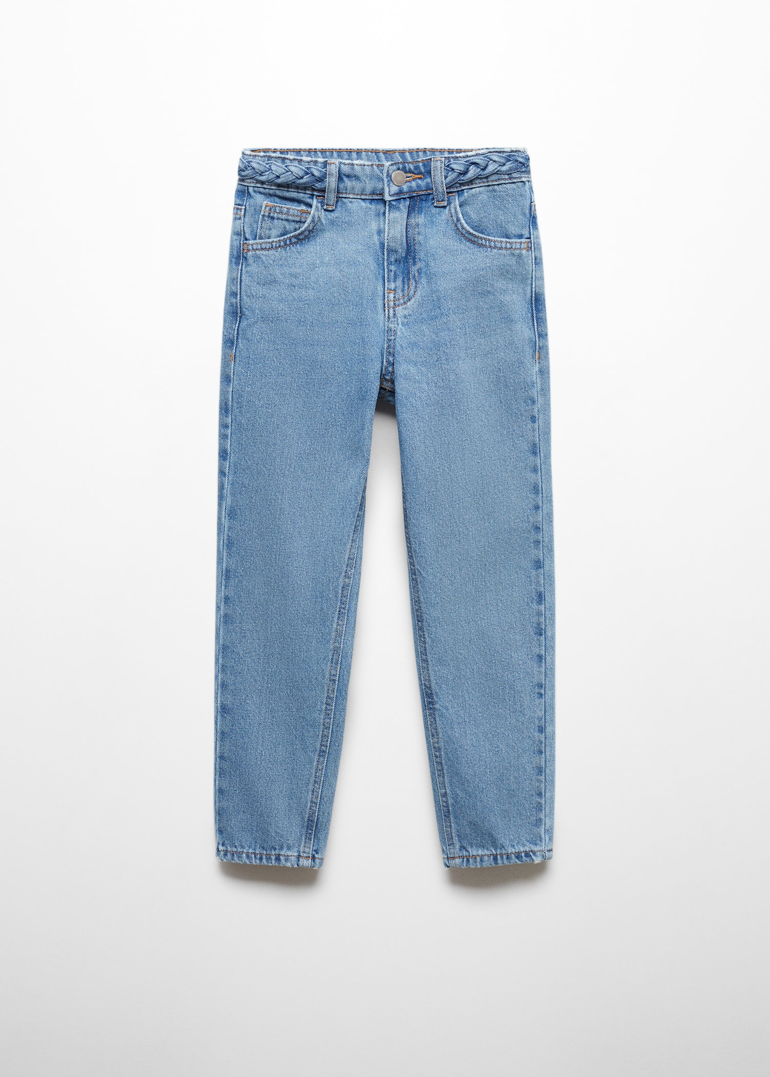 Cotton mom-fit jeans