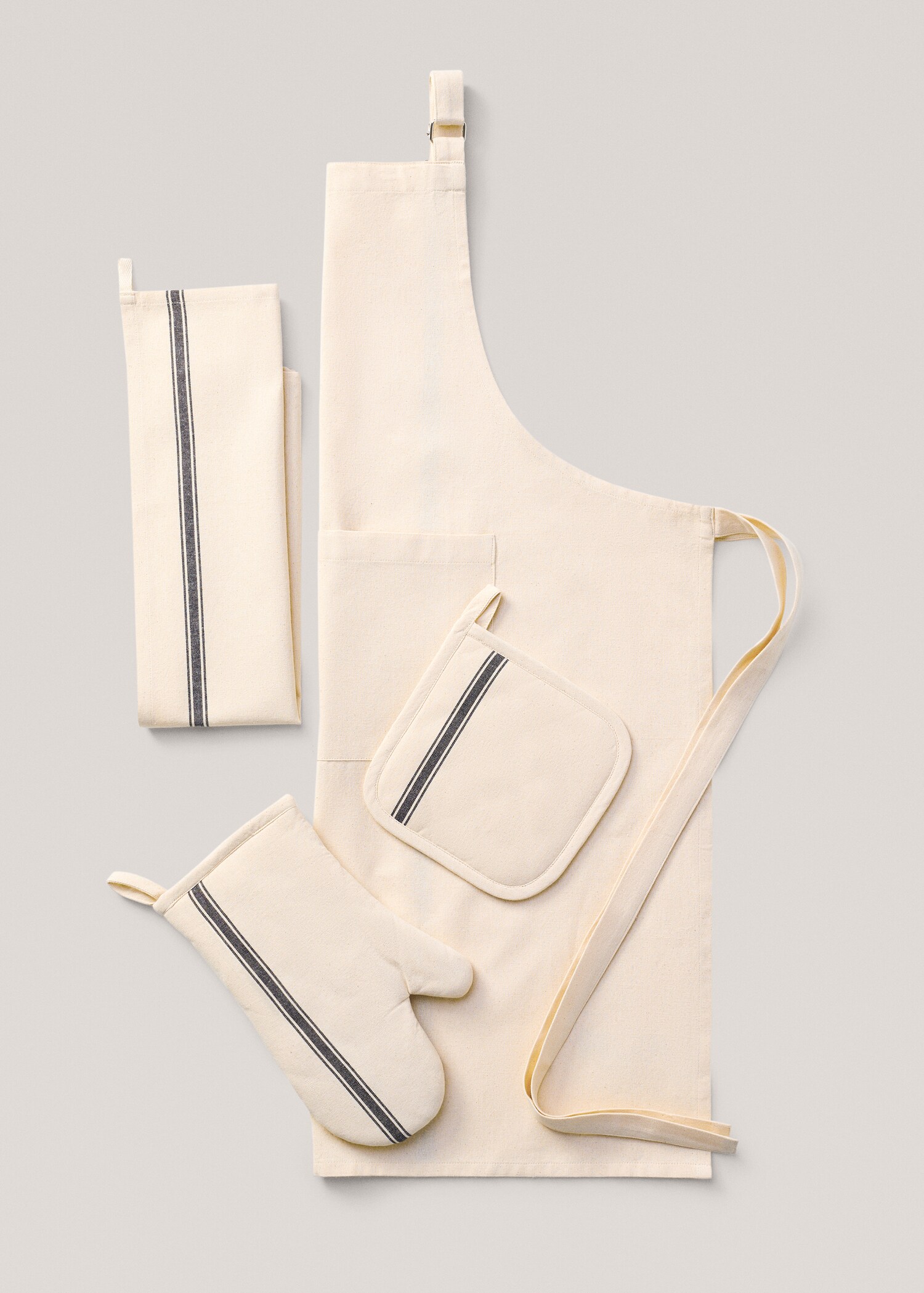 Tea towel with stripe detail  - Details of the article 3