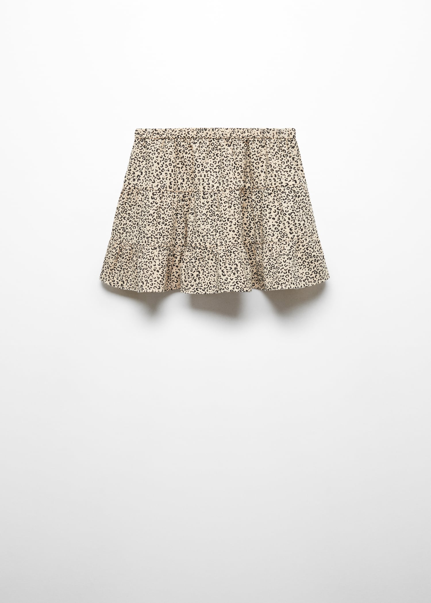 Leopard cotton skirt - Main Image