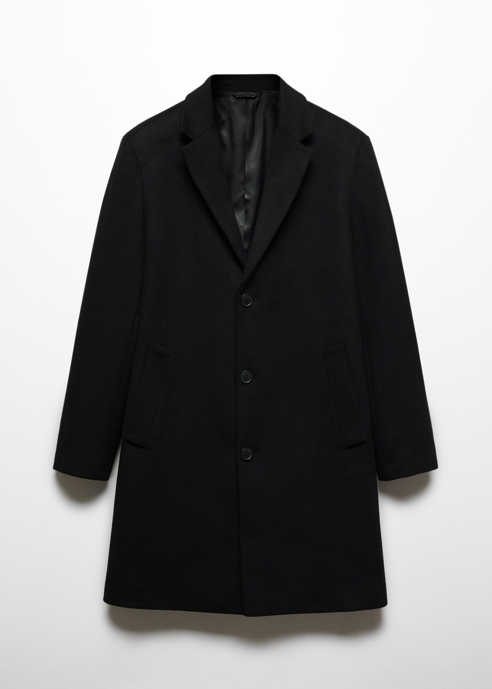 Пальто из переработанной шерсти - Изделие без модели