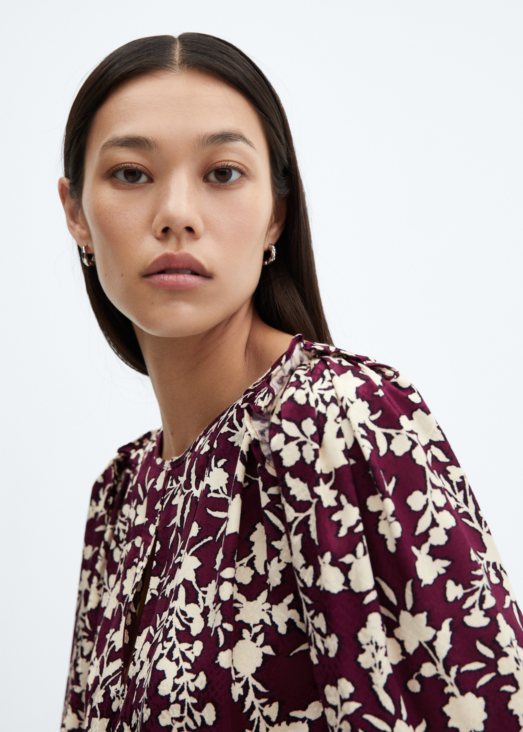 Floral print blouse - Details of the article 1