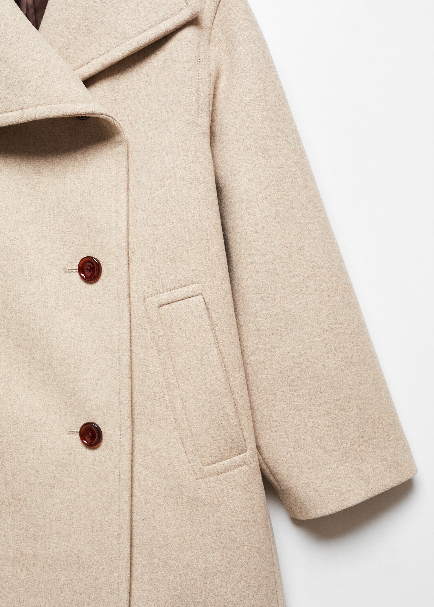 Abrigo midi maxi solapa - Detalle del artículo 8