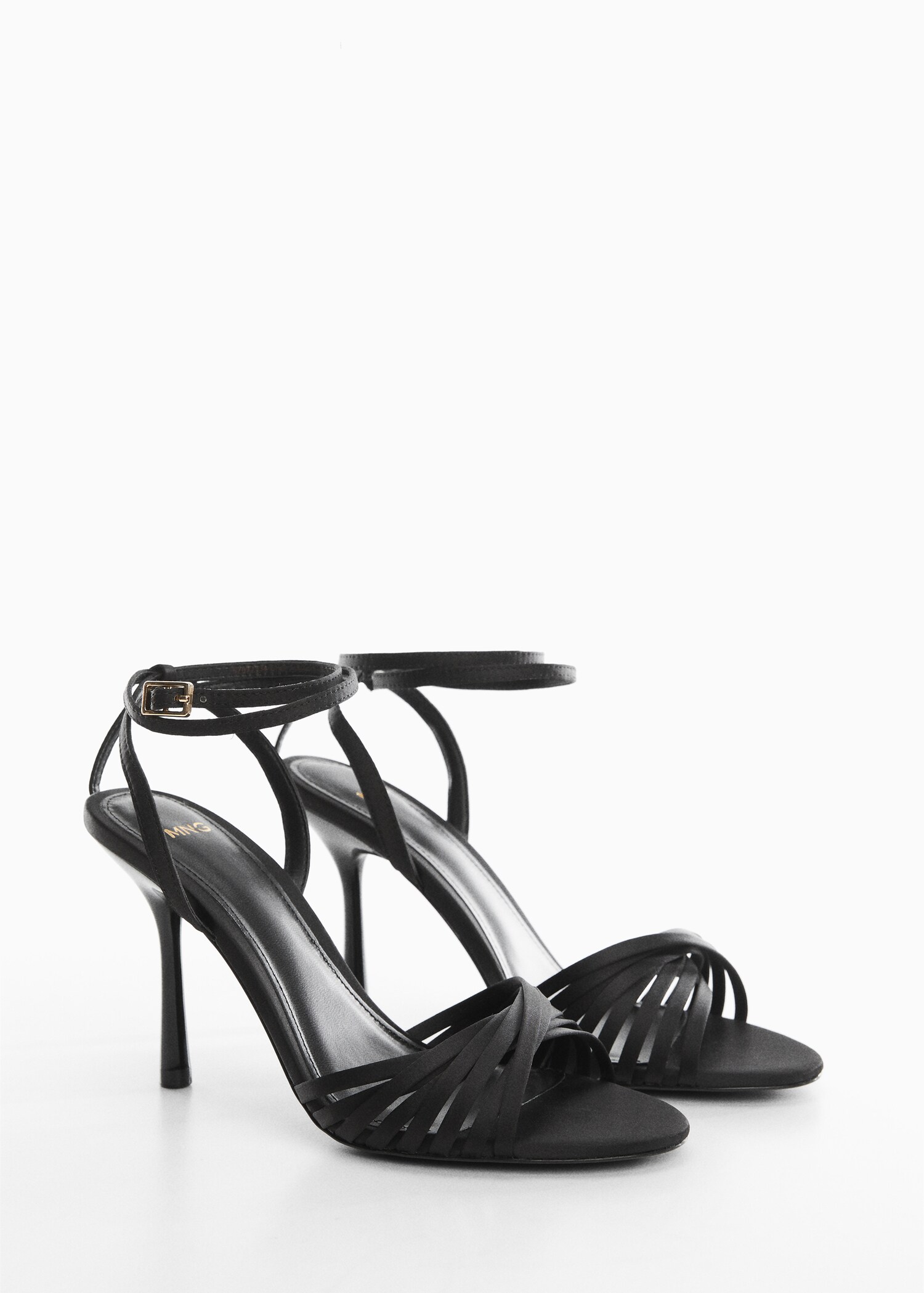 Strappy heeled sandals - Medium plane