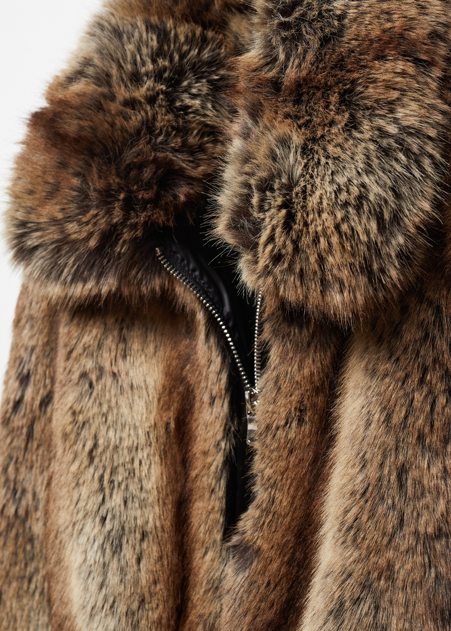 Veste bomber crop fausse fourrure - Détail de l'article 8