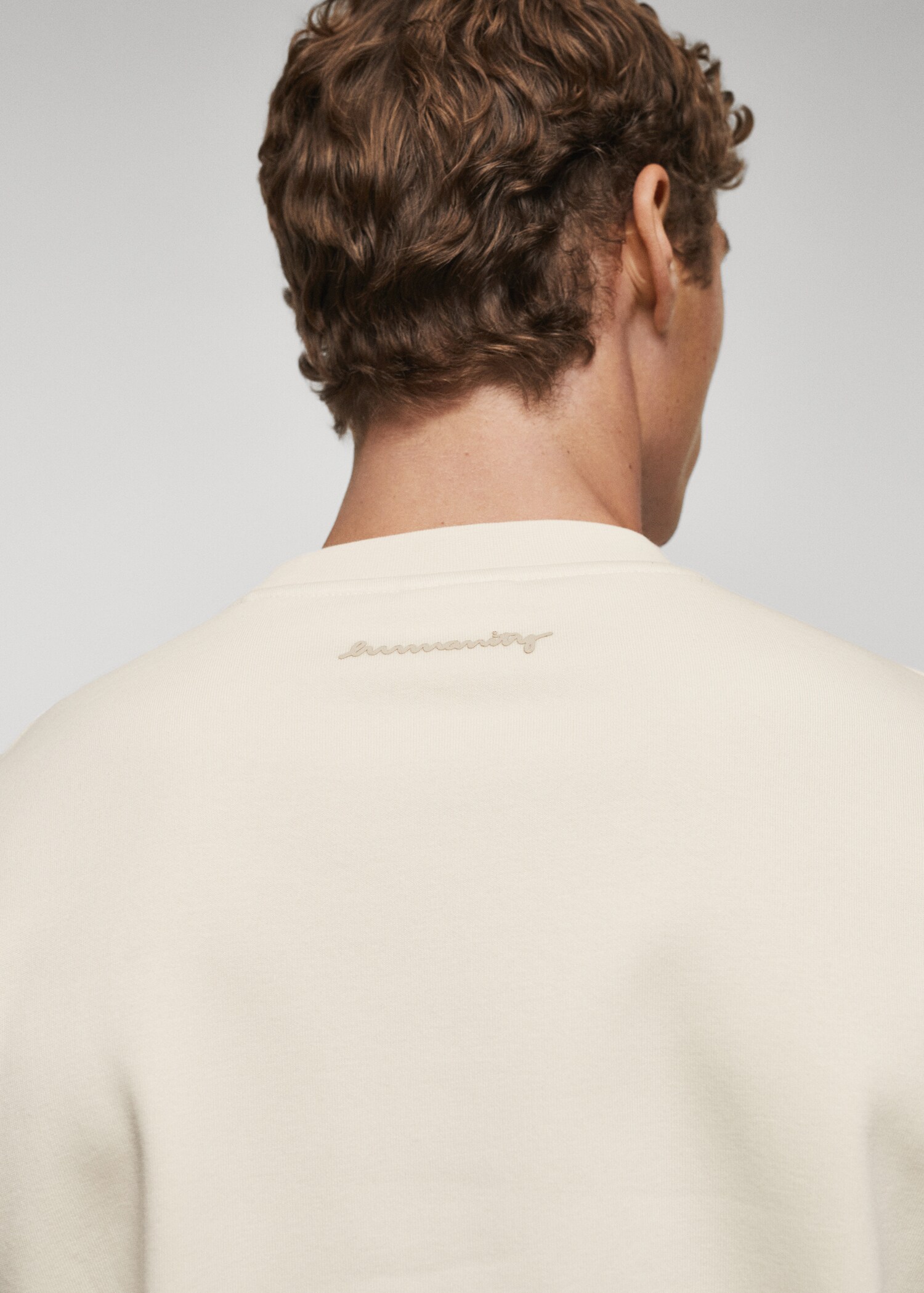 Sudadera algodón detalle bordado - Detalle del artículo 4