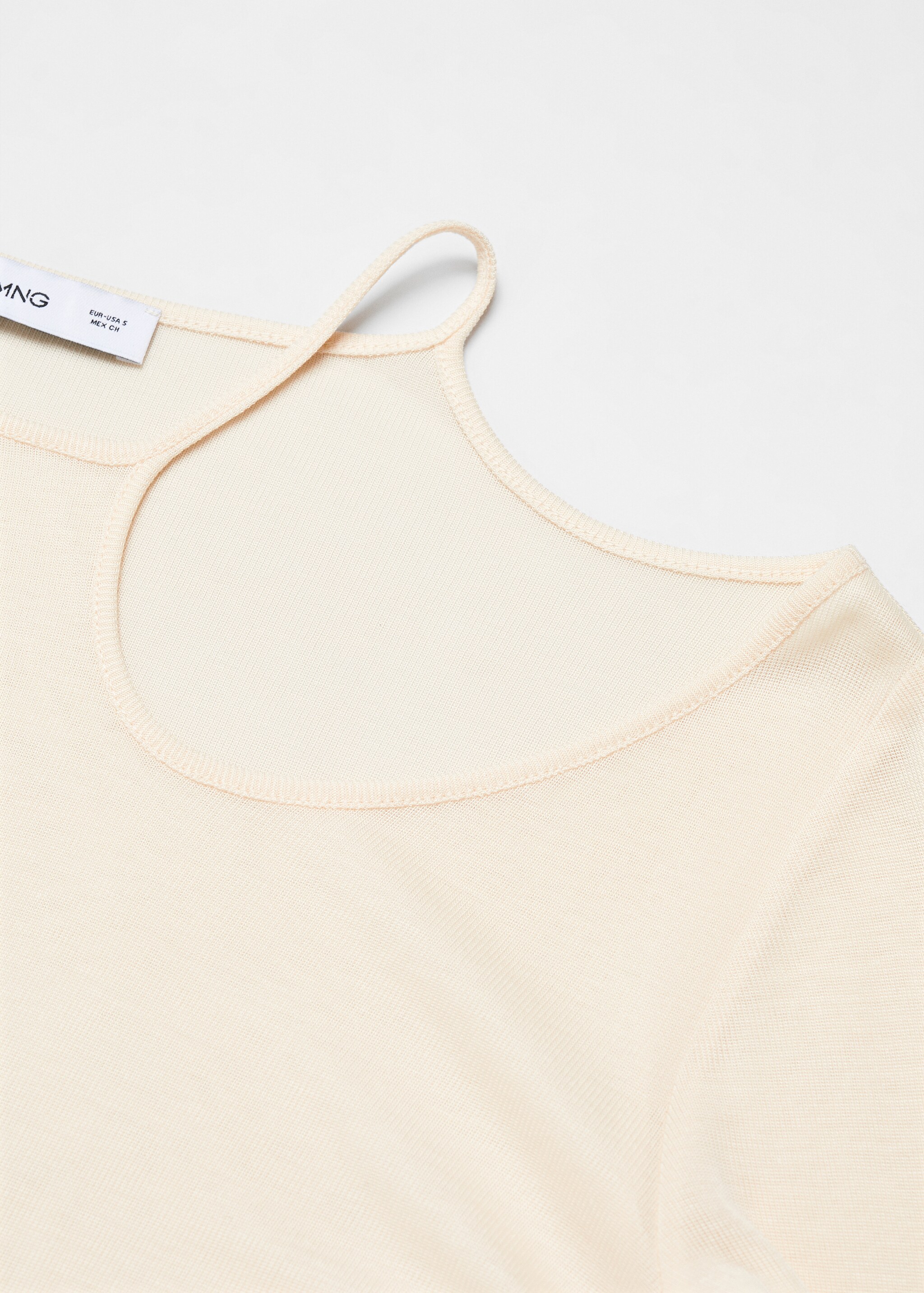 Off-the-shoulder lyocell t-shirt - Details of the article 8