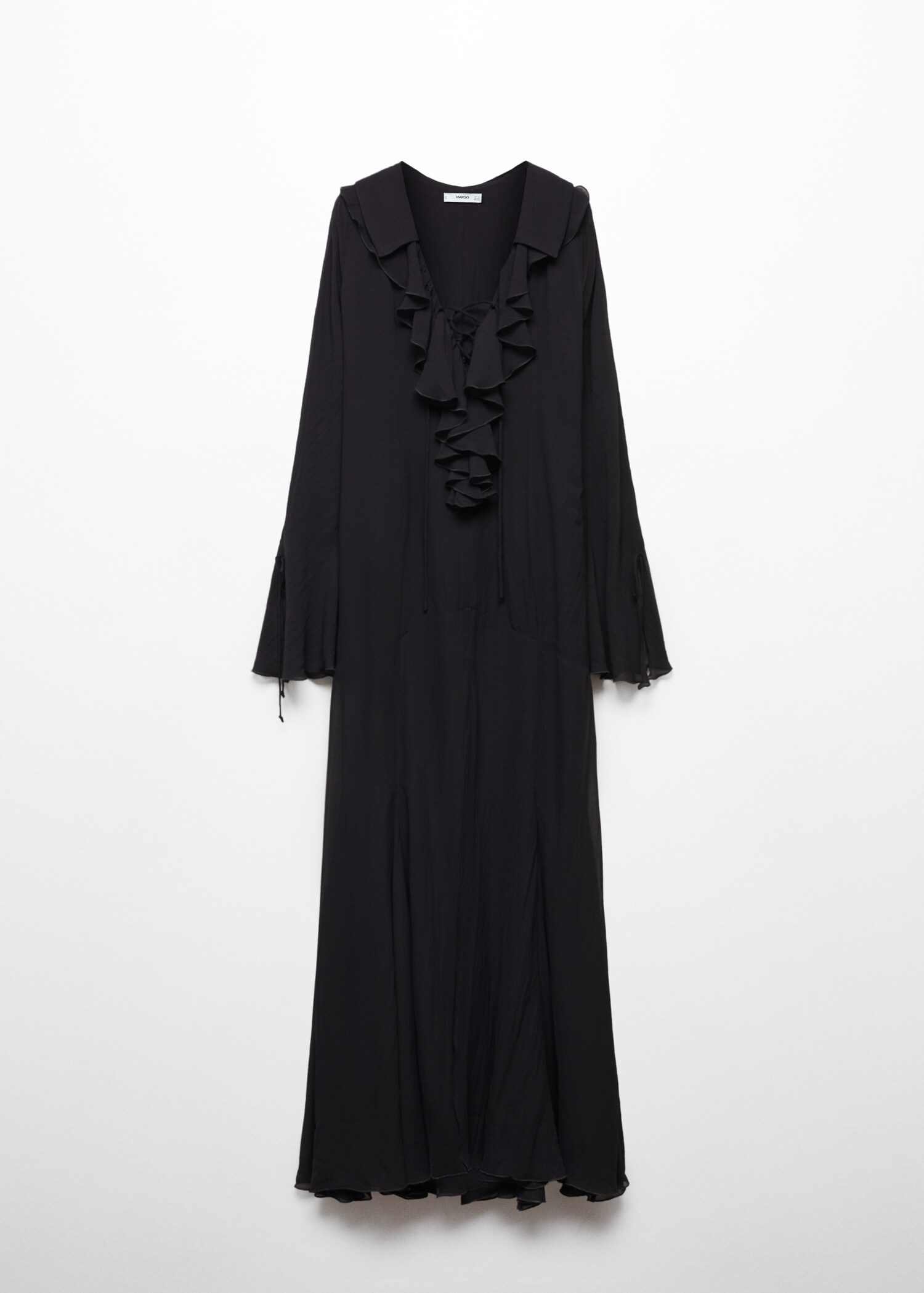 Robe volants manches cloche - Article sans modèle
