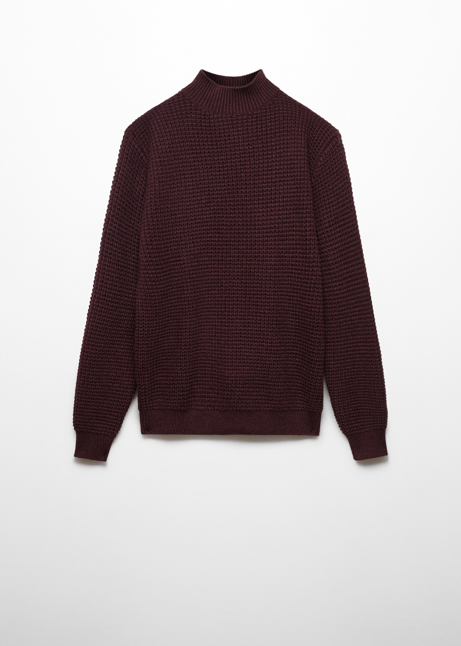 Wool perkins-neck sweater - Article without model
