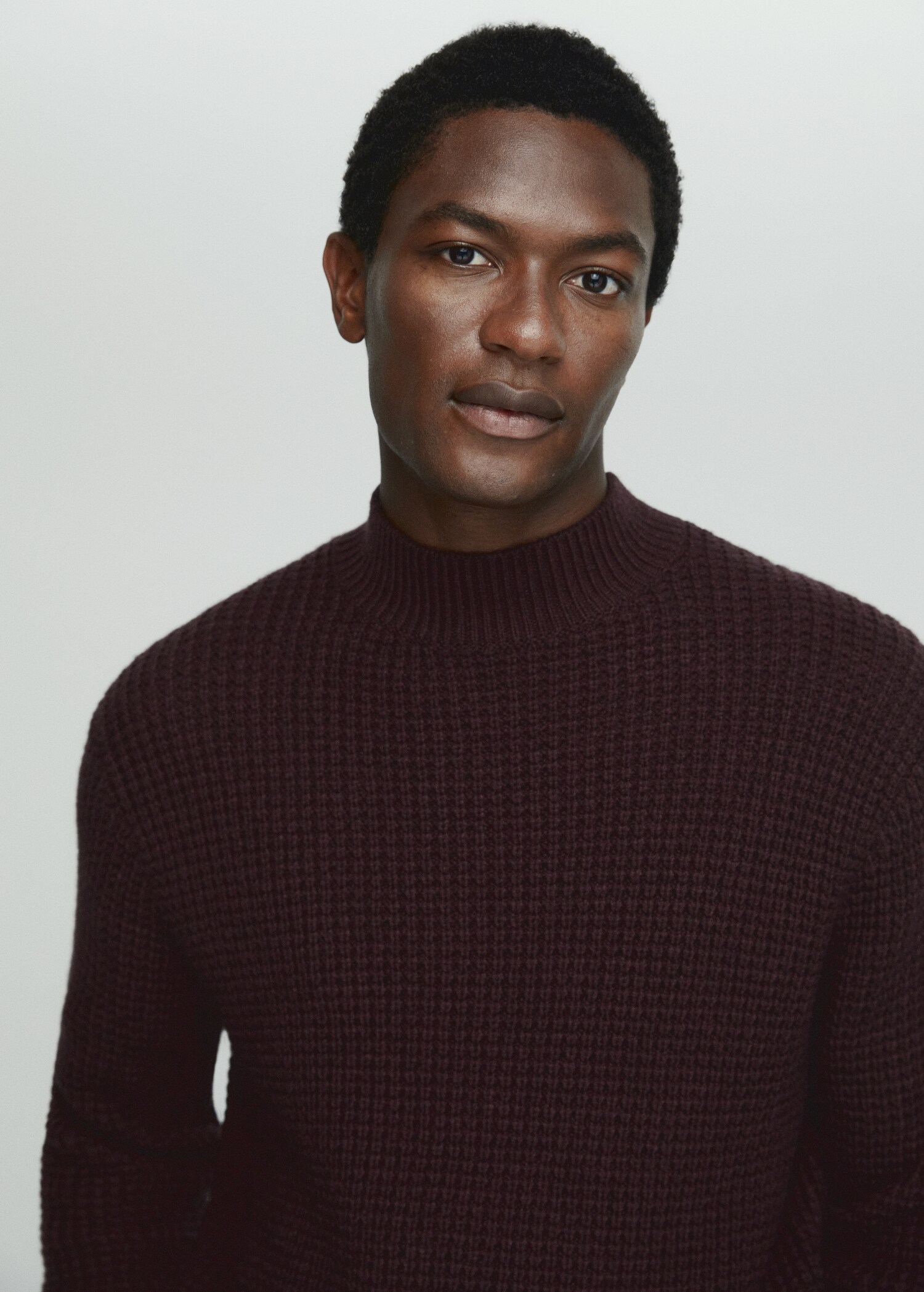 Wool perkins-neck sweater - Details of the article 1