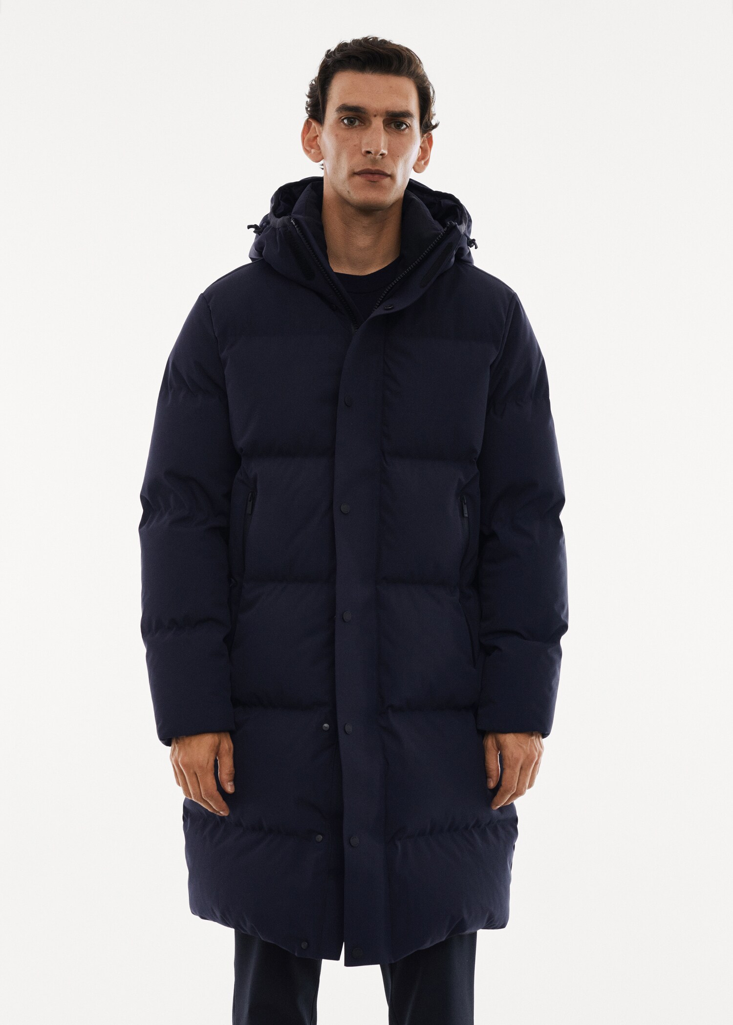 Anorak plume résistant à l’eau - Plan moyen