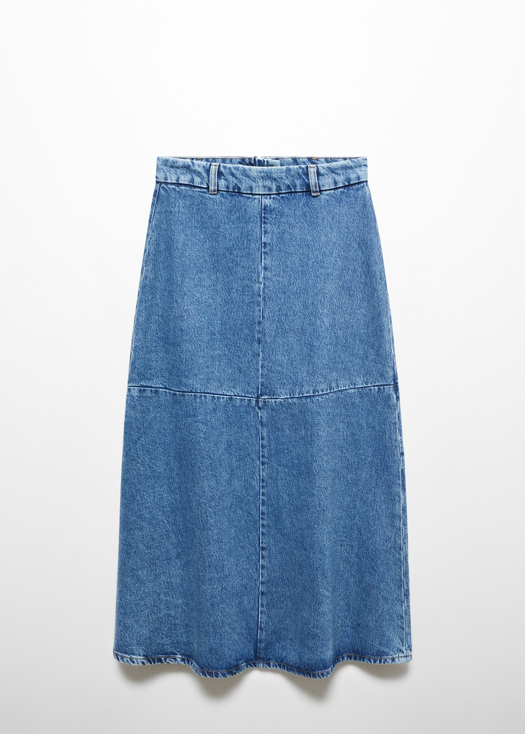 Jupe en jean evasee Femme MANGO Maurice