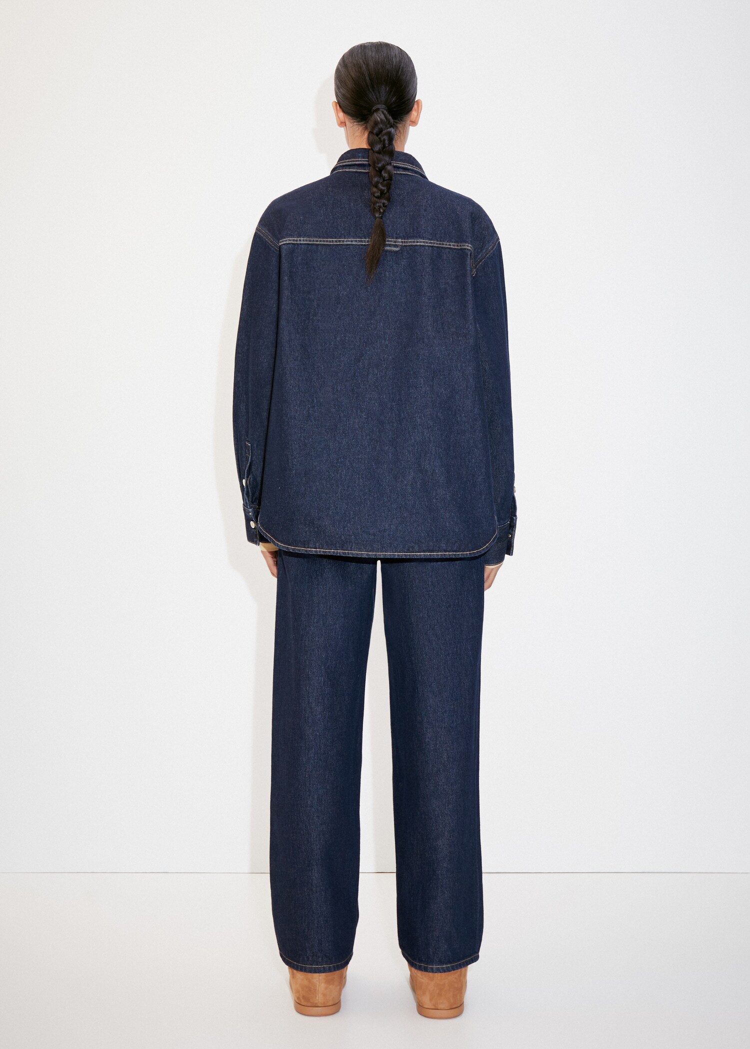 Surchemise oversize denim  - Verso de l’article