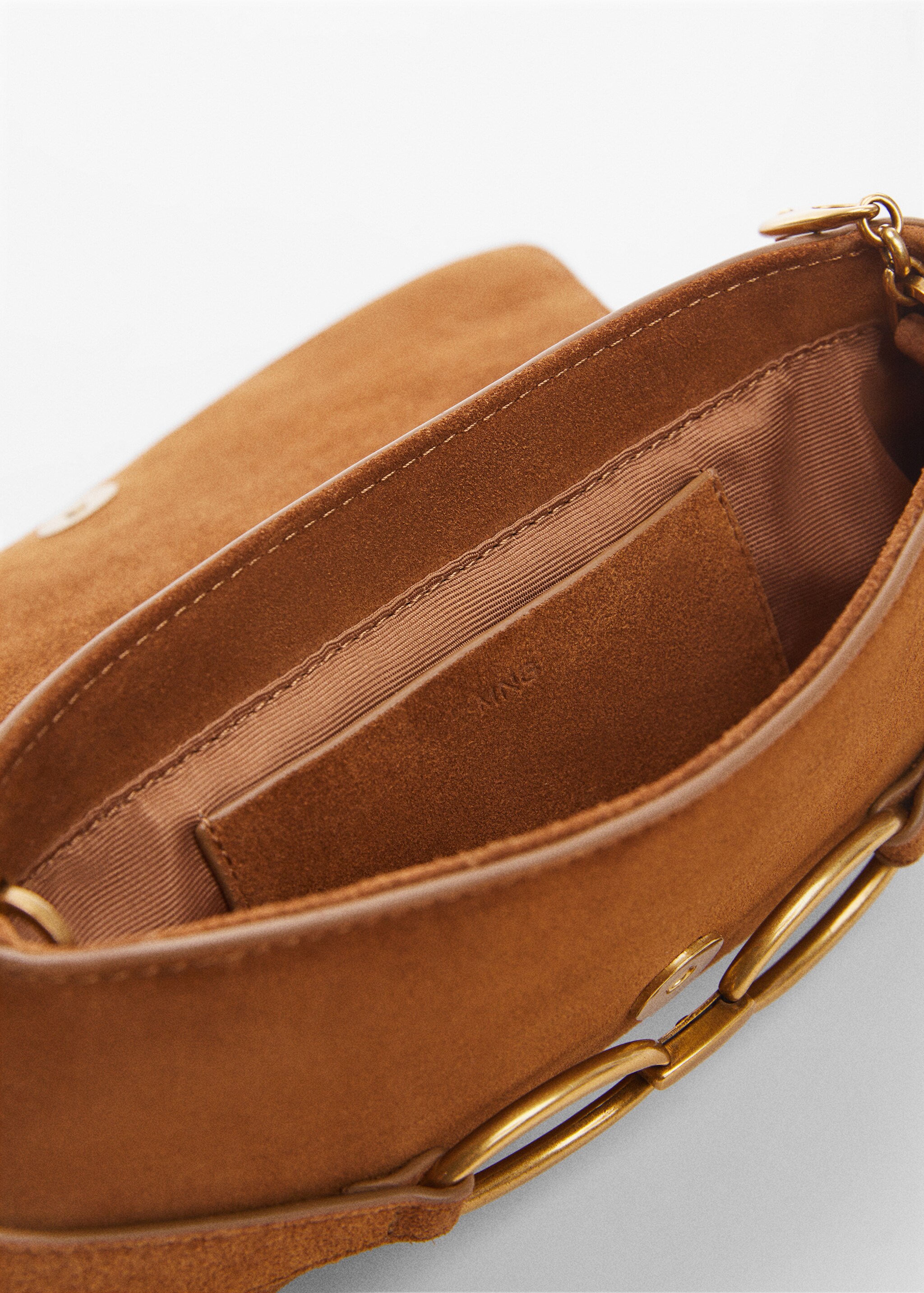 Leather bag with metal handle  - Details of the article 1