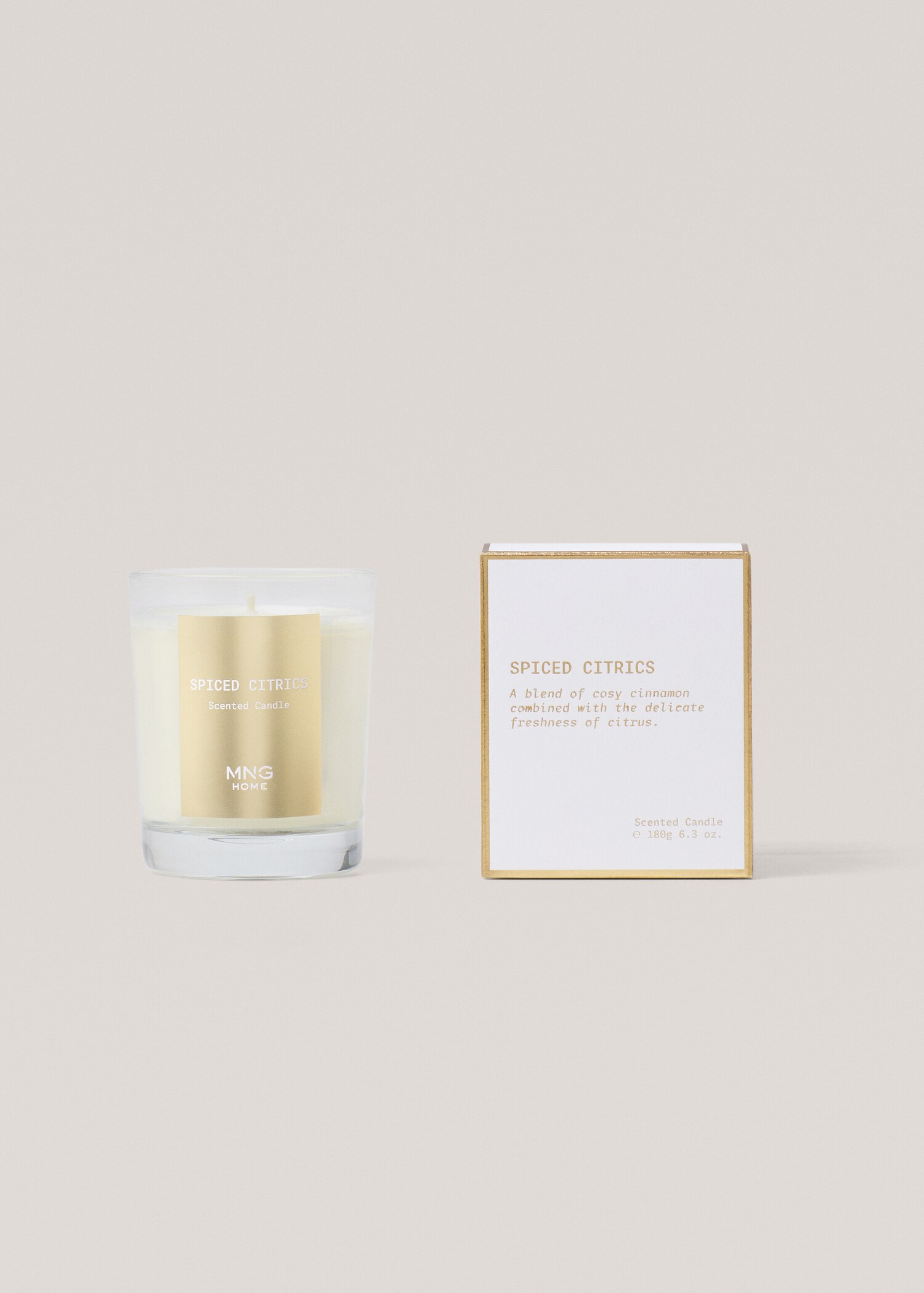 Vela aromática Spiced Citrics - Artigo sem modelo