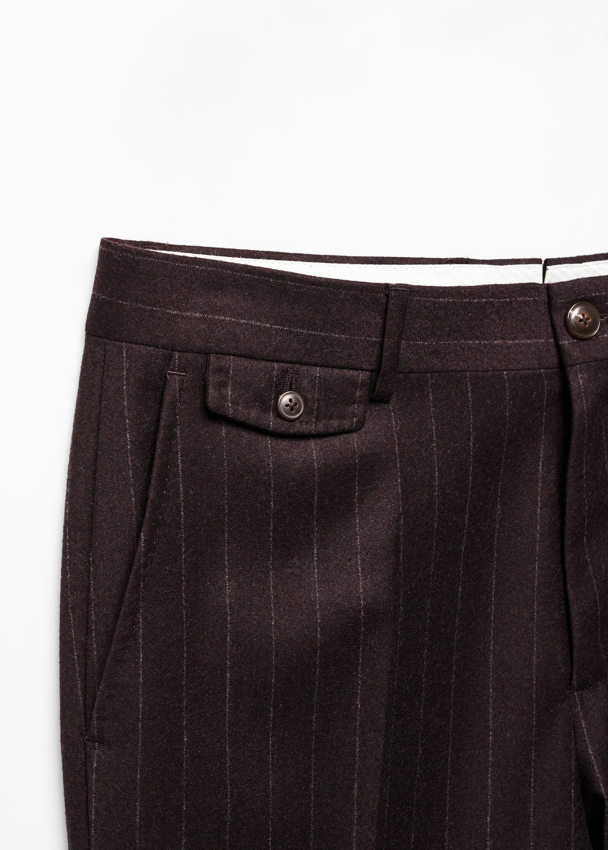 Pantaloni 100% lana vergine gessati - Dettaglio dell'articolo 8