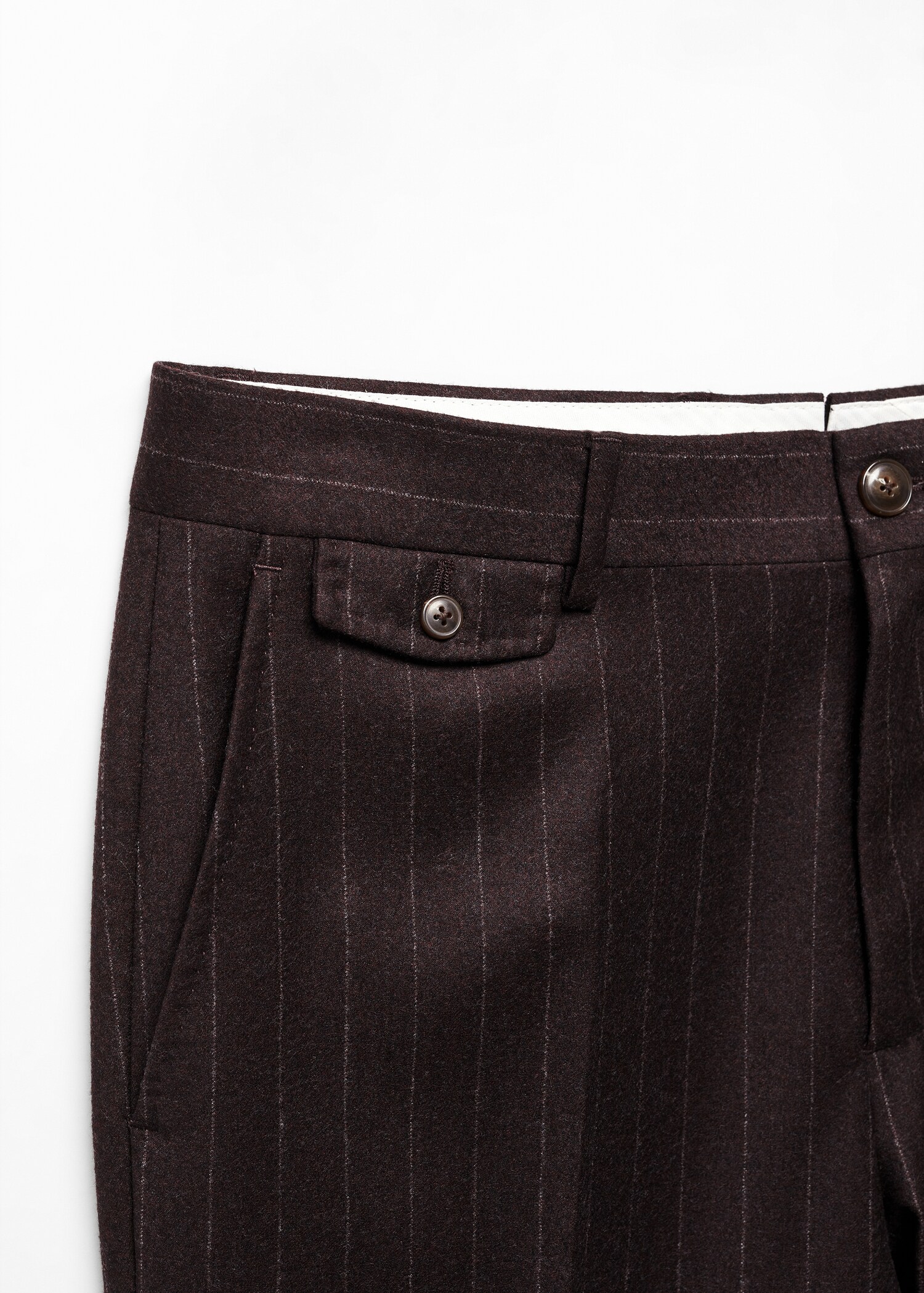 Pantalón 100% lana virgen raya diplomática - Detalle del artículo 8