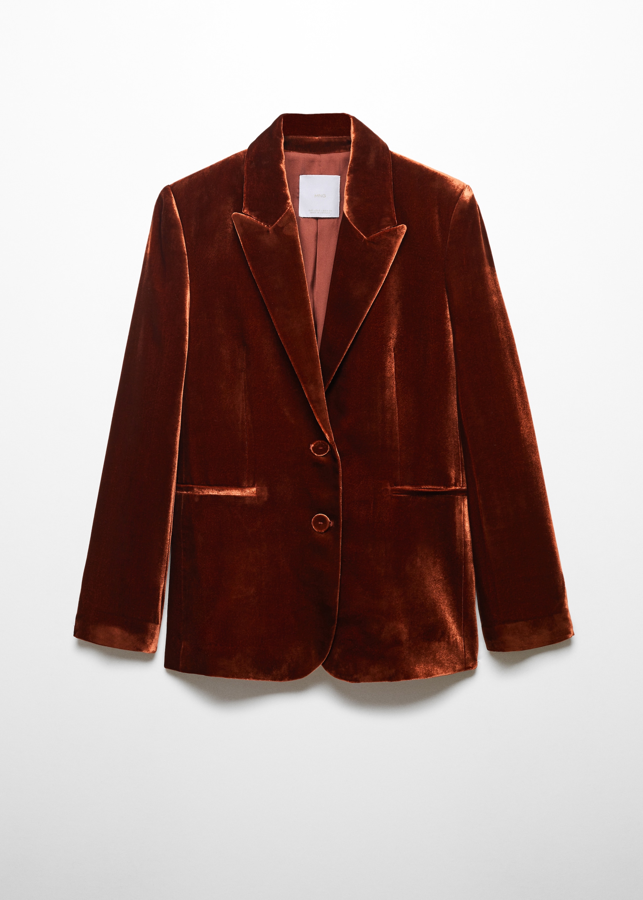 Veste de costume velours