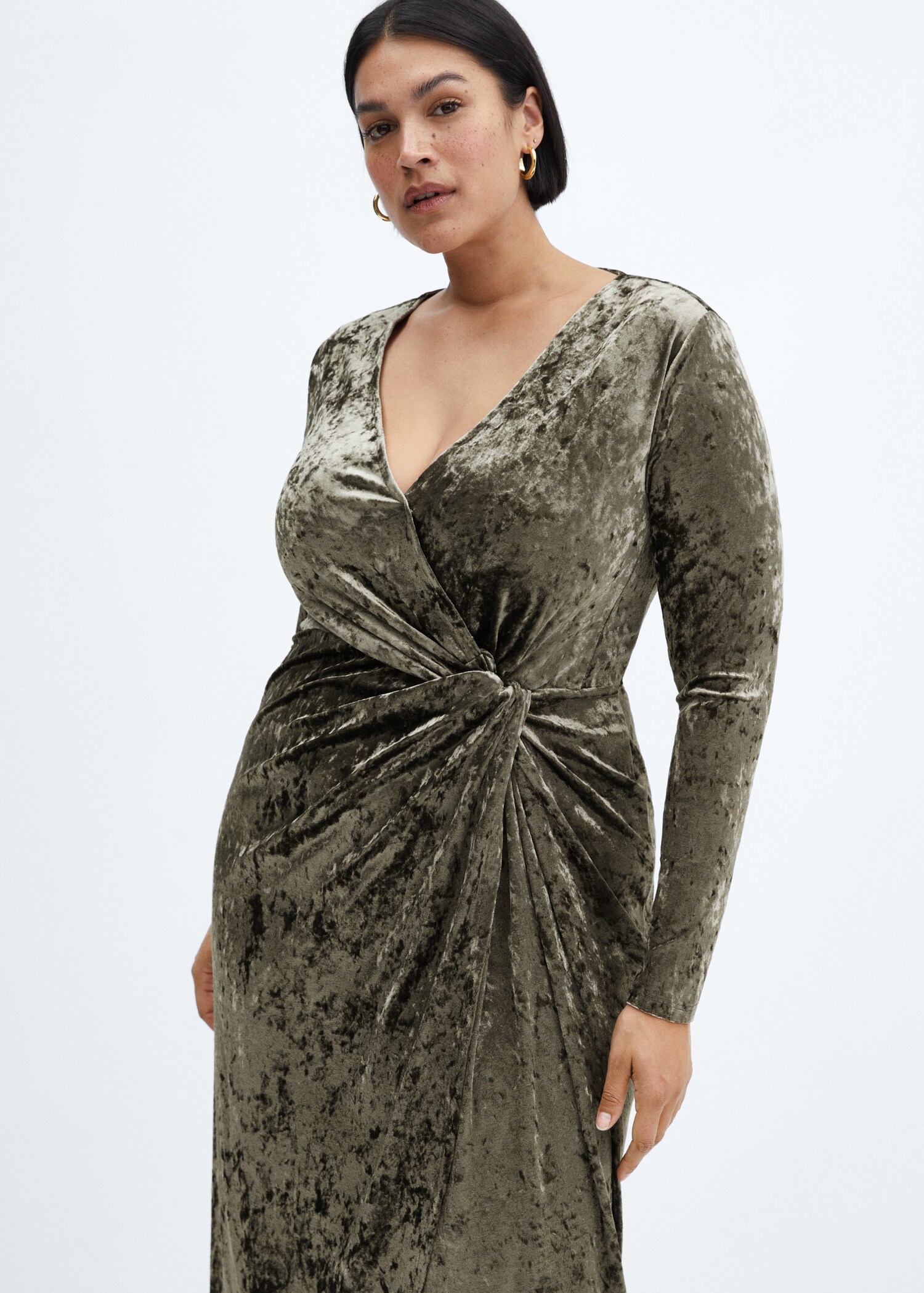 Vestido nudo terciopelo  - Detalle del artículo 5