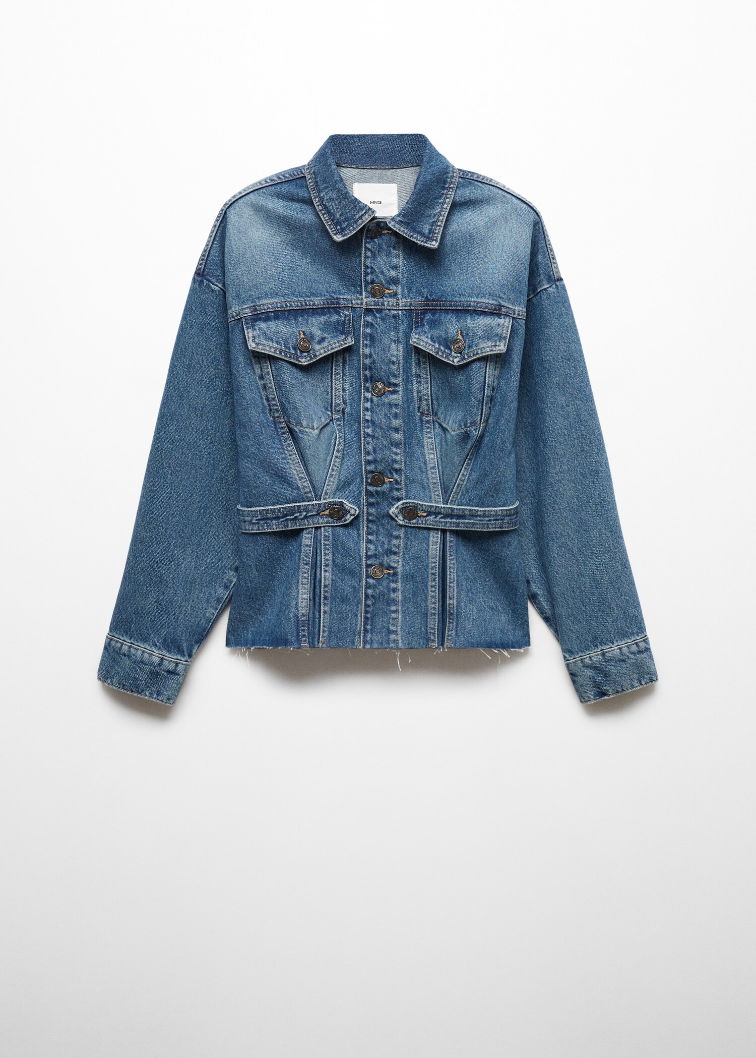 Fitted denim jacket - Article without model