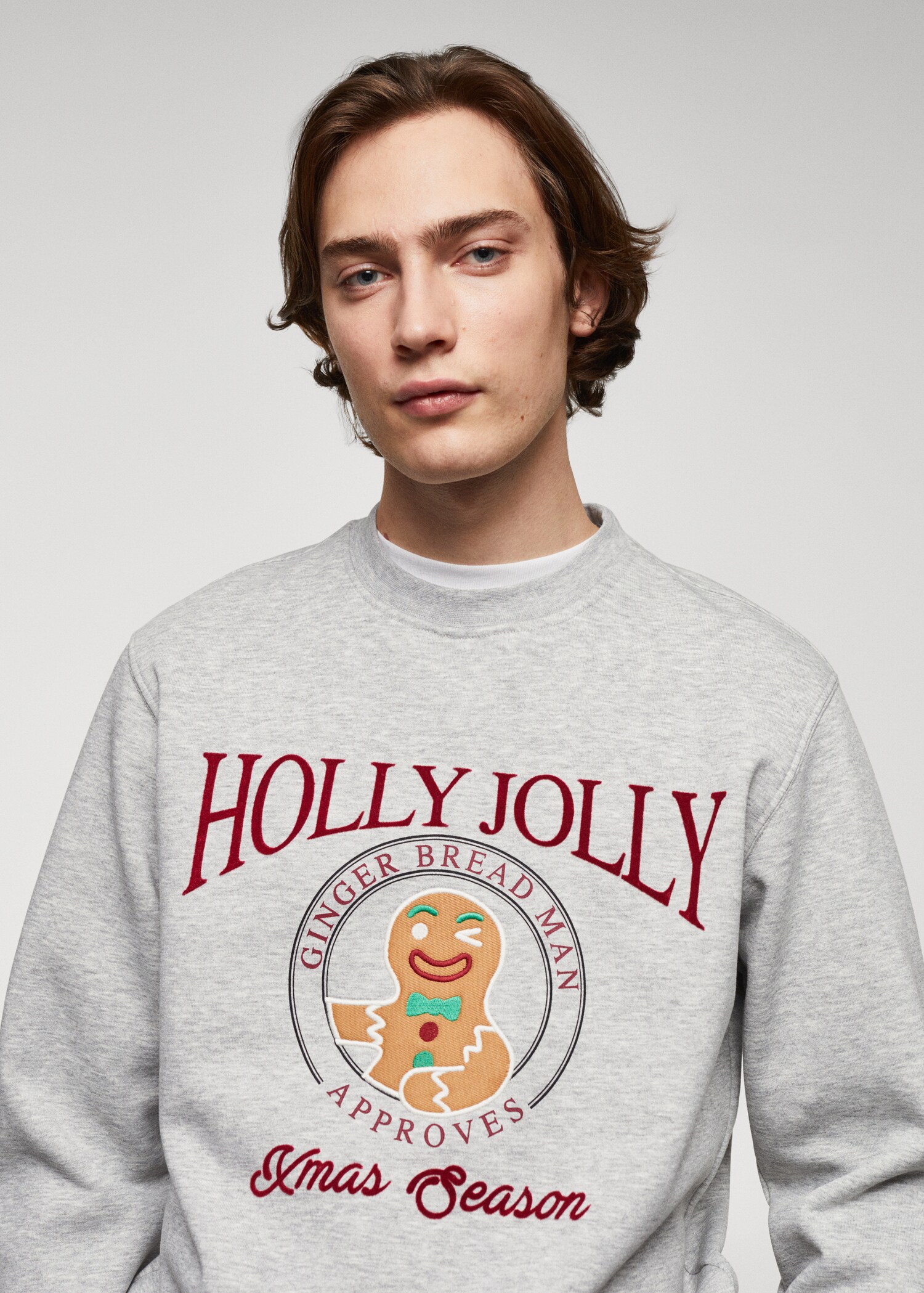 Sudadera estampada detalles terciopelo - Detalle del artículo 1