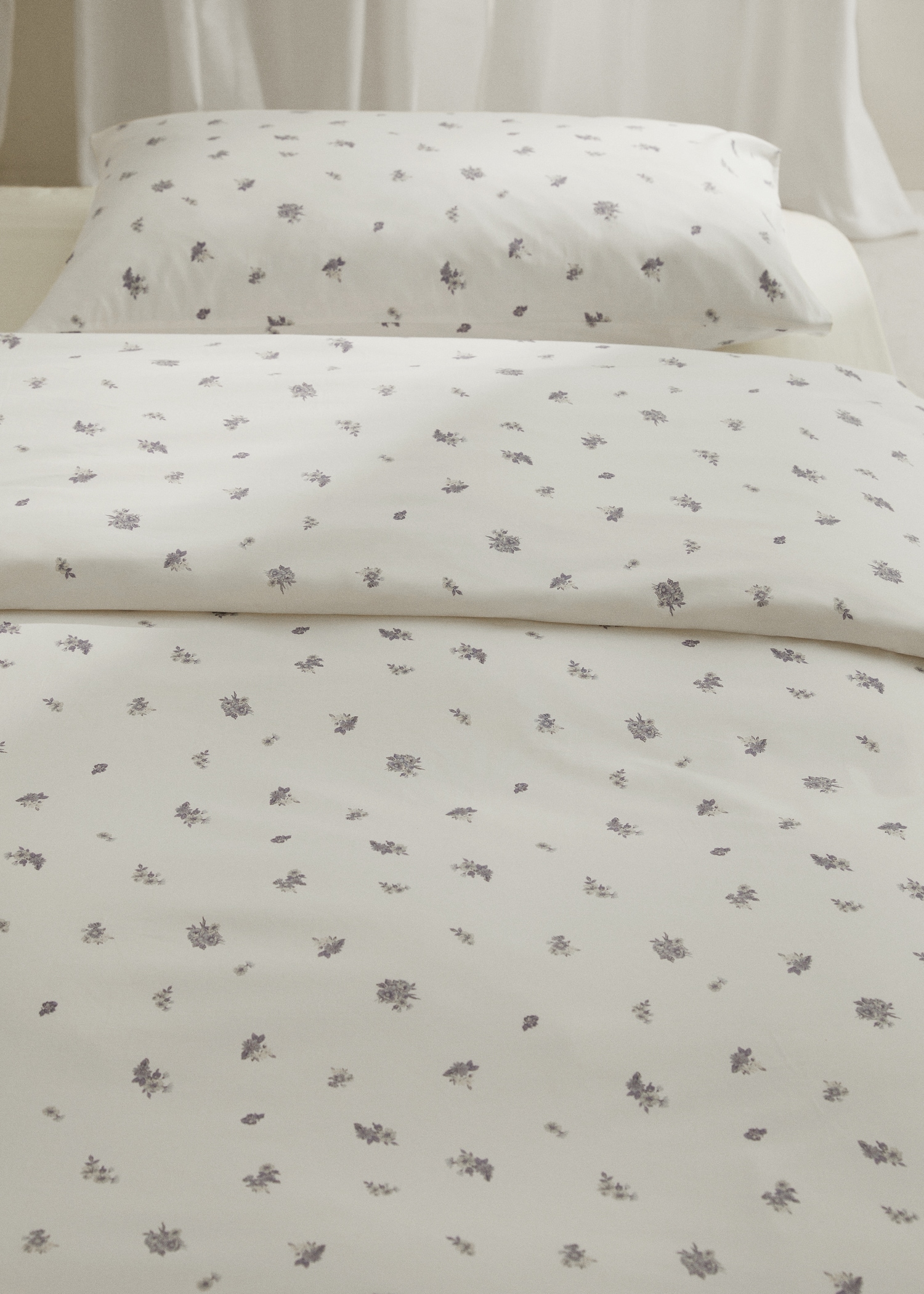 Funda nórdica estampado flores Cama 90cm - Detalle del artículo 7