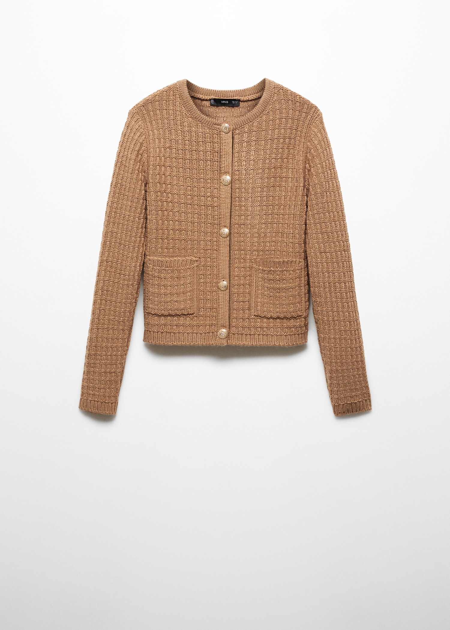 Button knit cardigan - Article without model