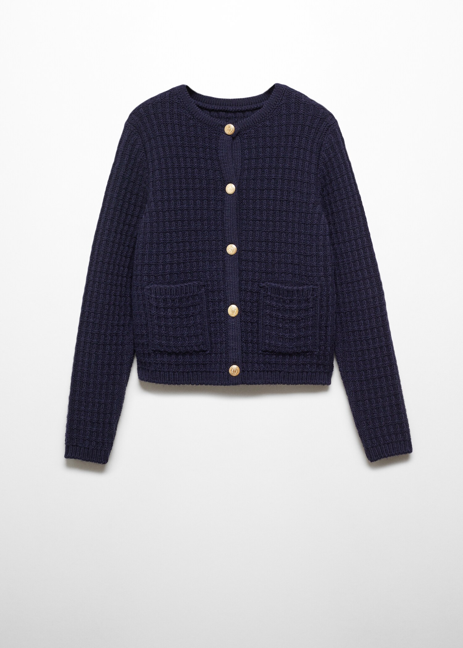 Button knit cardigan - Article without model