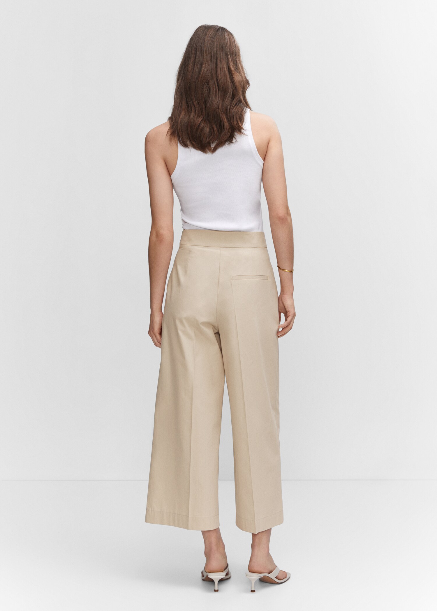 Pantalón culotte algodón - Reverso del artículo