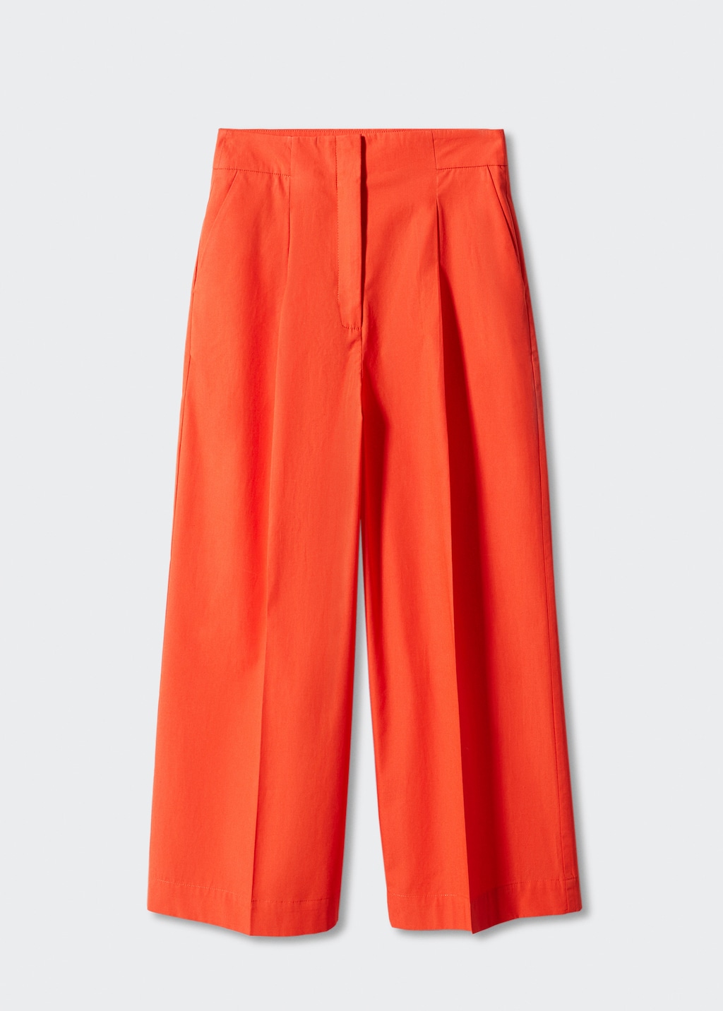 【直営・関税送料込】Long culottes Vintage High Waist Culotte Wide Leg Pants Summer Cotton