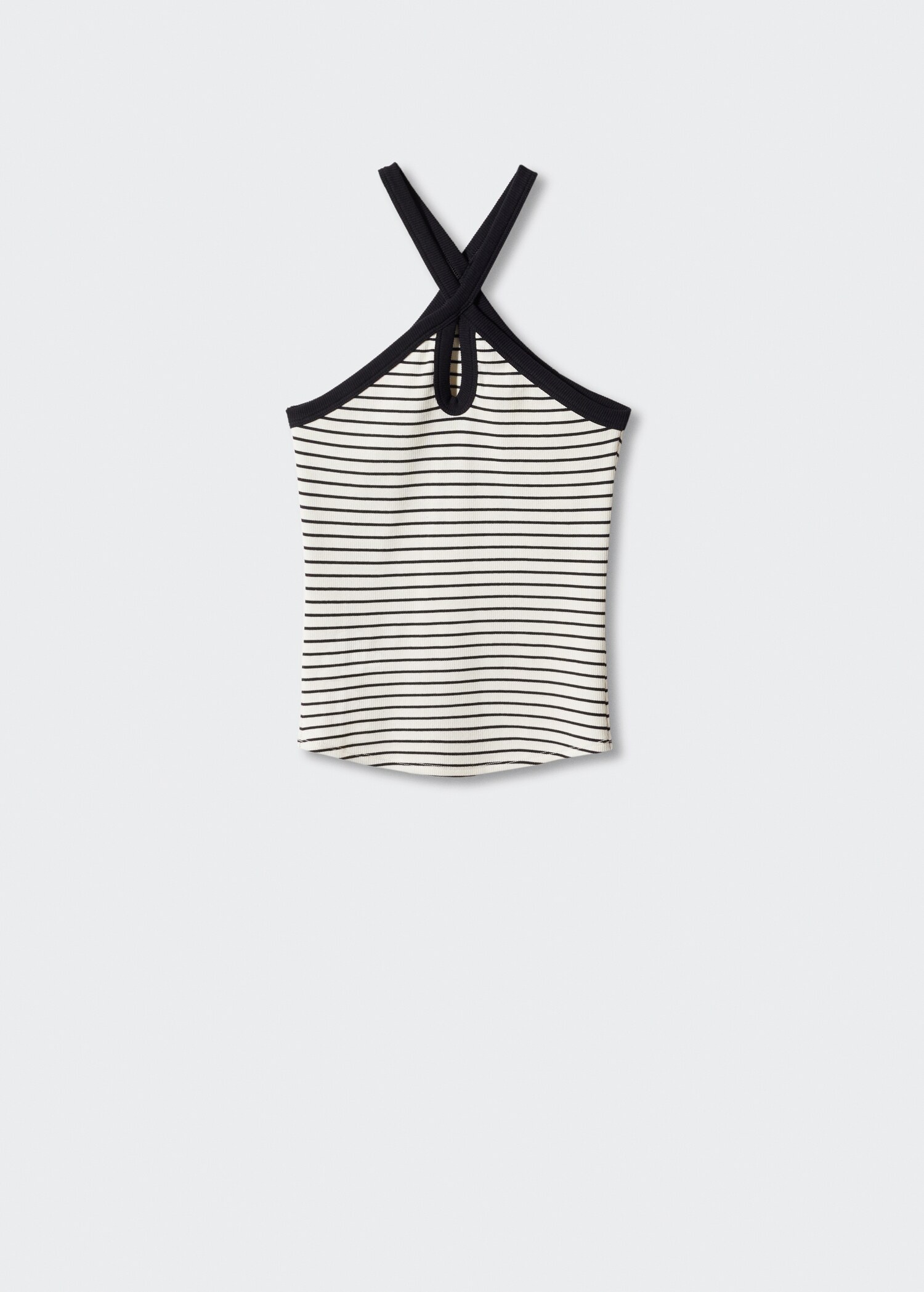 Top punto cuello halter - Artículo sin modelo