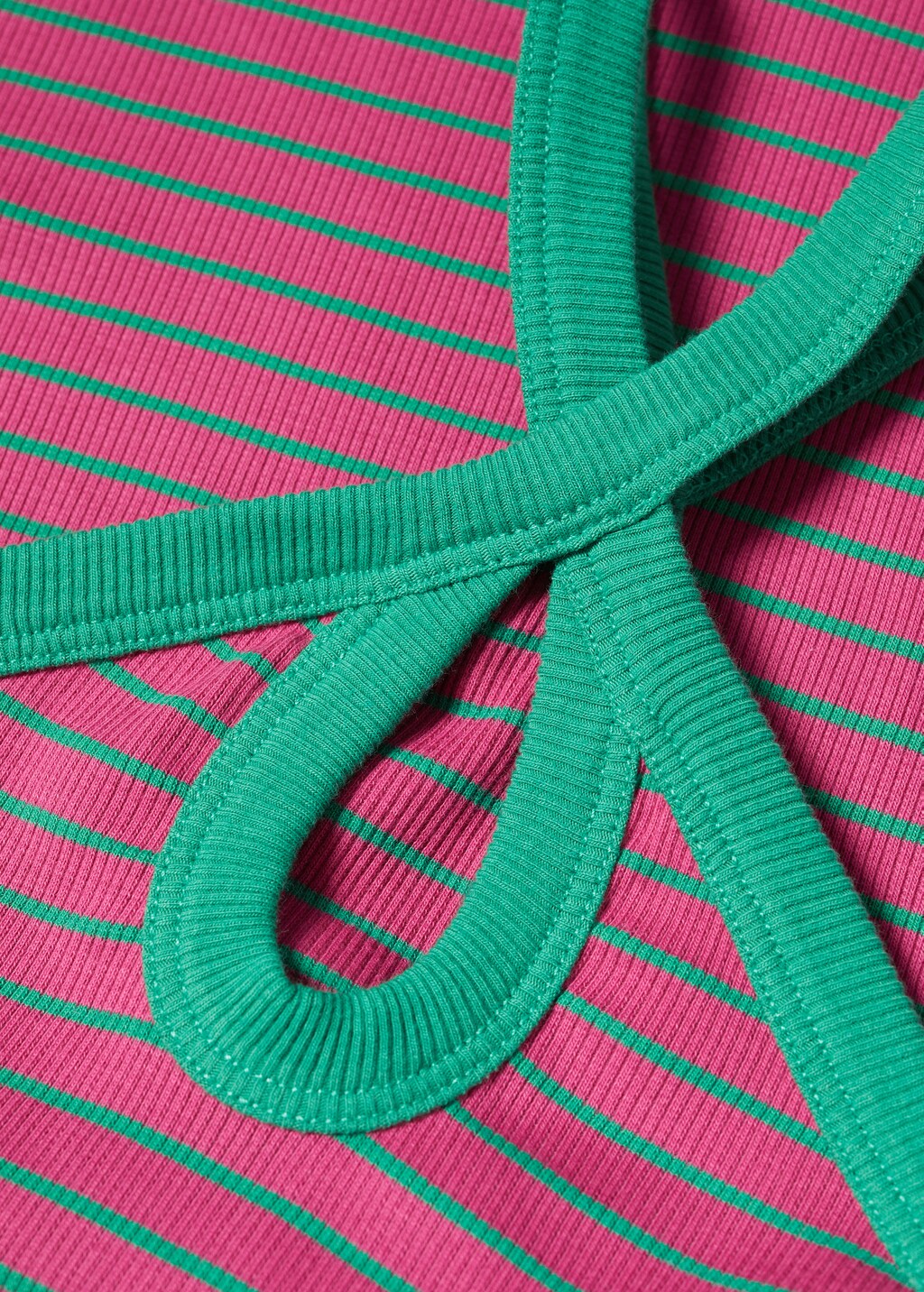 KUME クメ　STRIPED KNITTED HALTER TOP Halter-neck knitted top - Women | MANGO Niger