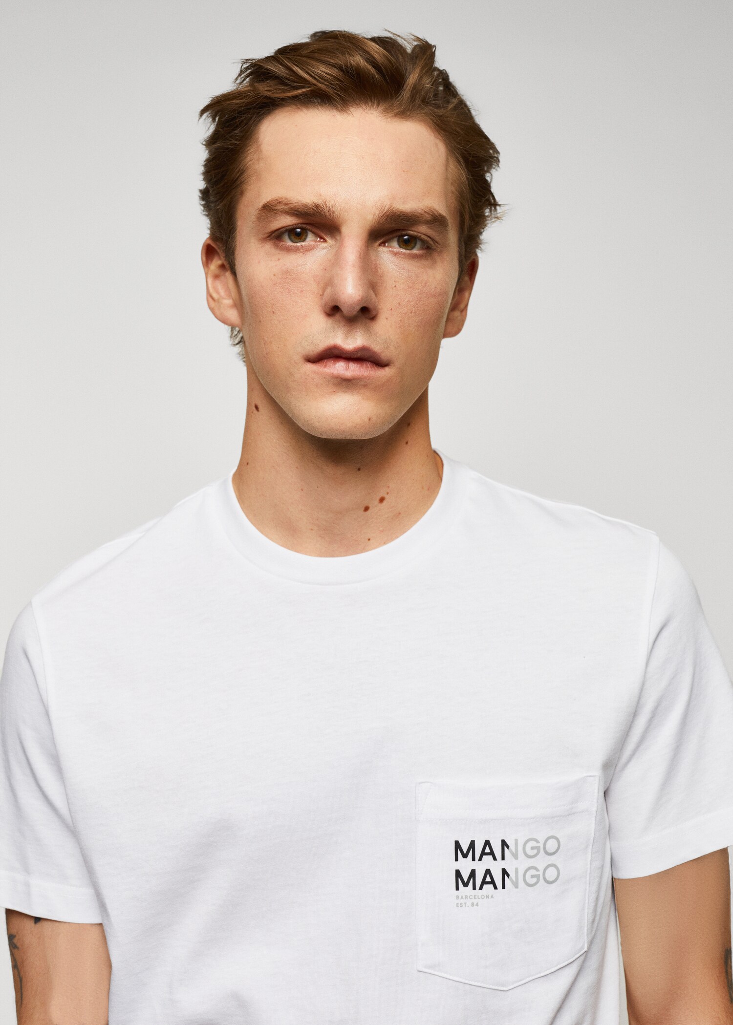 Camiseta algodón estampado logo - Detalle del artículo 1