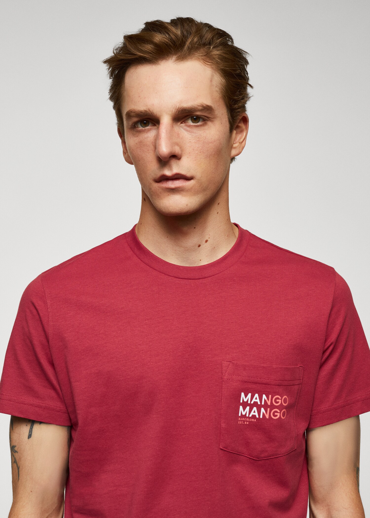 Camiseta algodón estampado logo - Detalle del artículo 1