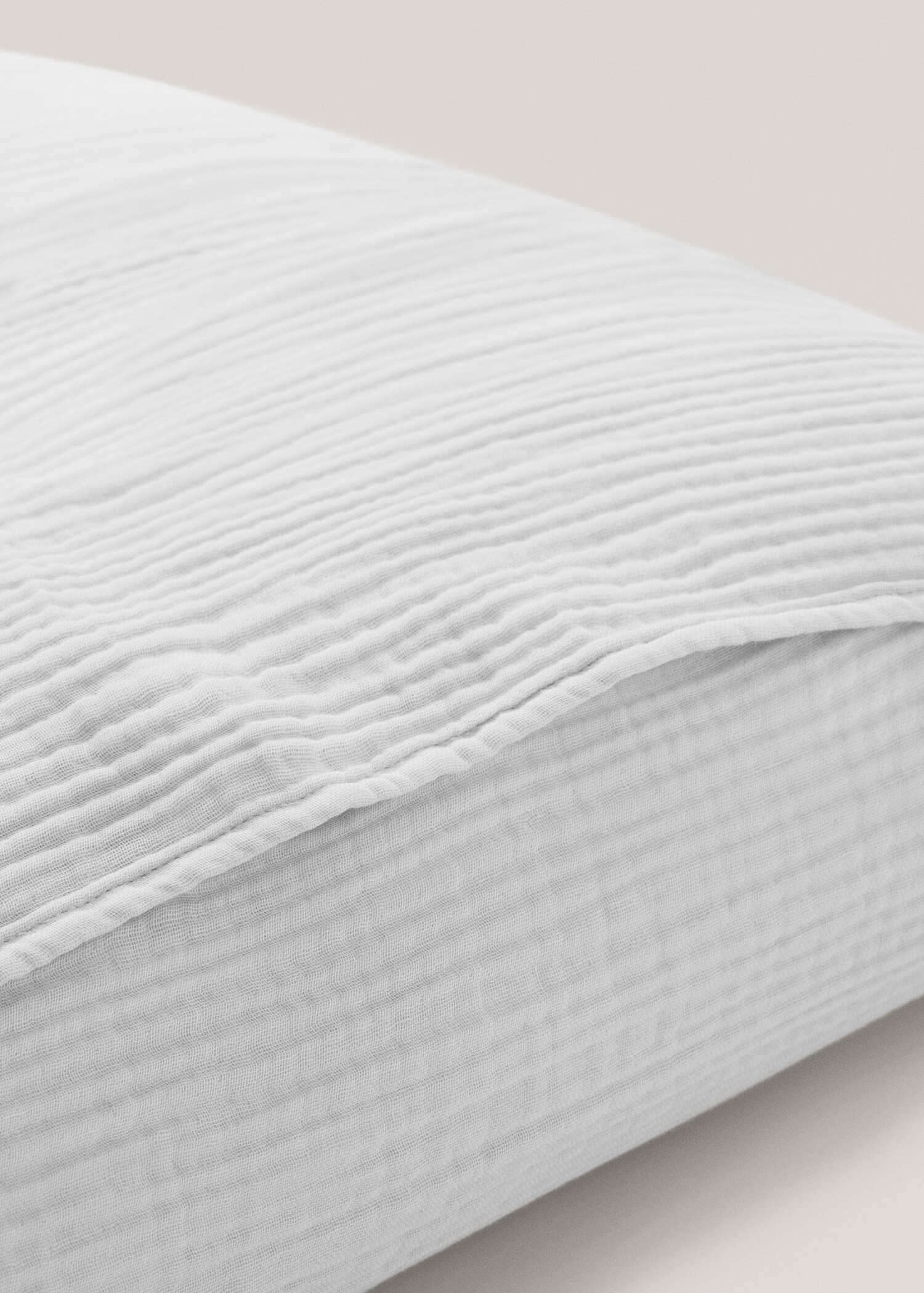 Funda de almohada gasa algodón 60x60cm (Pack de dos) - Plano medio