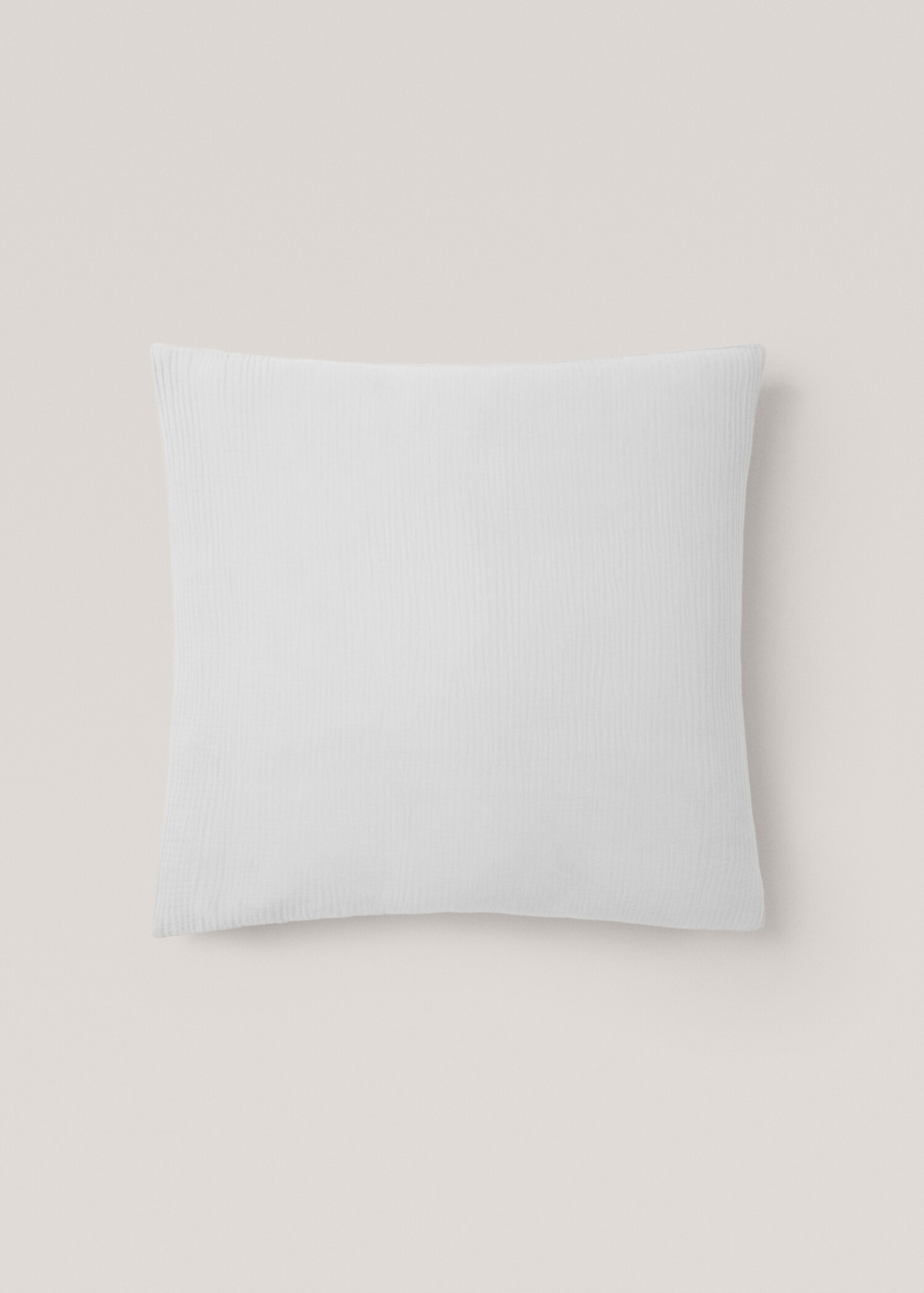 Funda de almohada gasa algodón 60x60cm (Pack de dos) - Artículo sin modelo