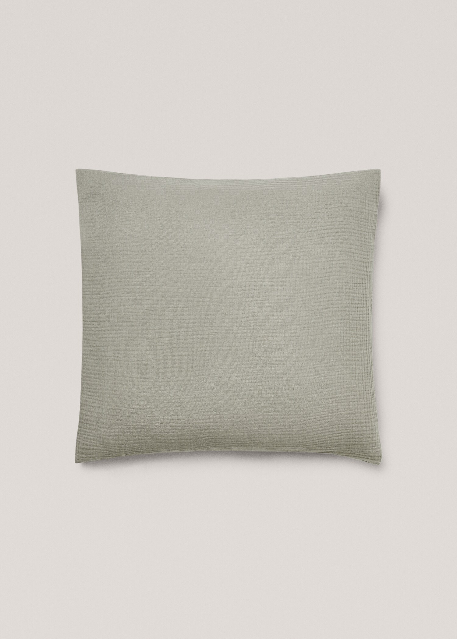 Funda de almohada gasa algodón 60x60cm (Pack de dos) - Artículo sin modelo