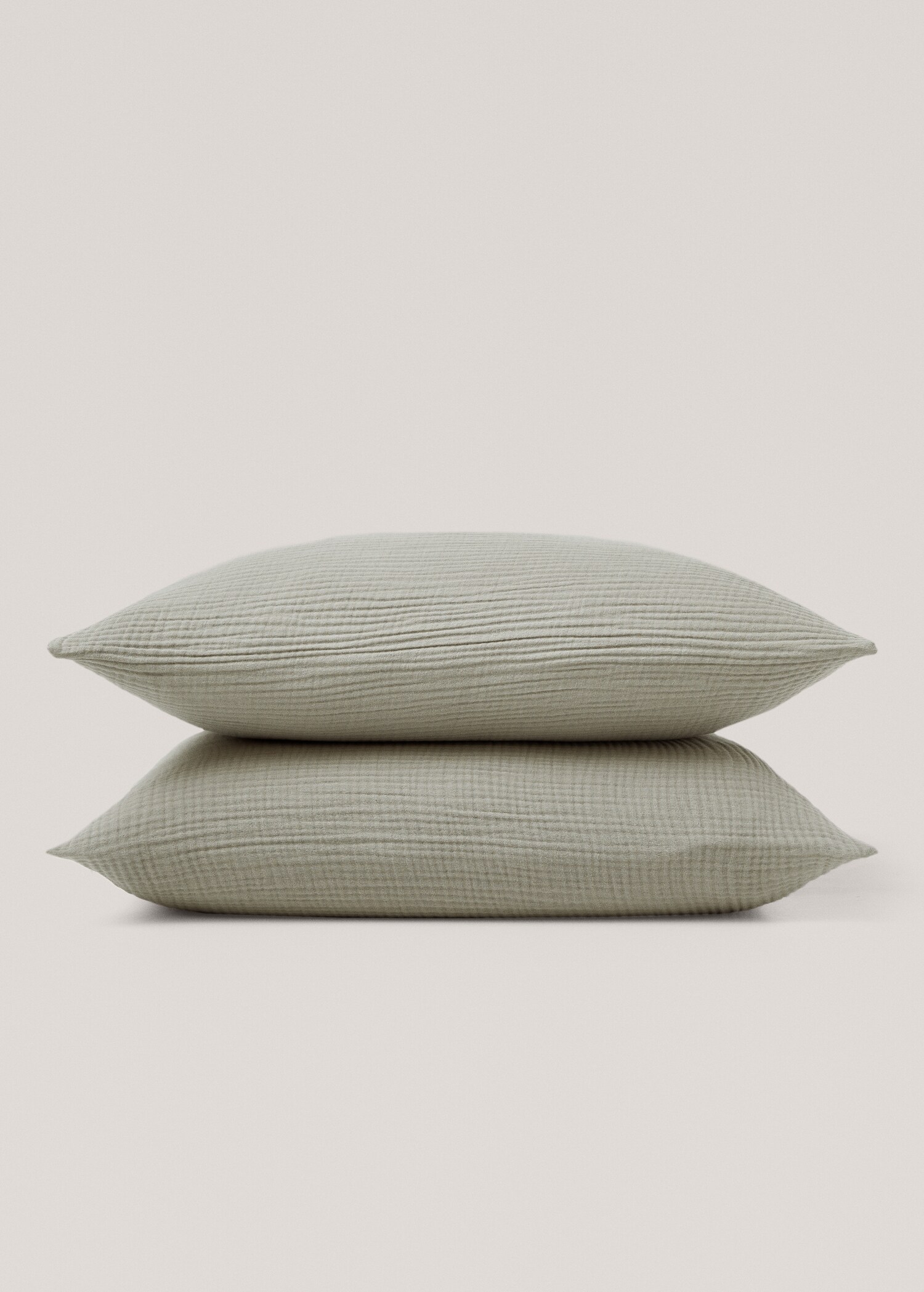 Funda de almohada gasa algodón 60x60cm (Pack de dos) - Detalle del artículo 1