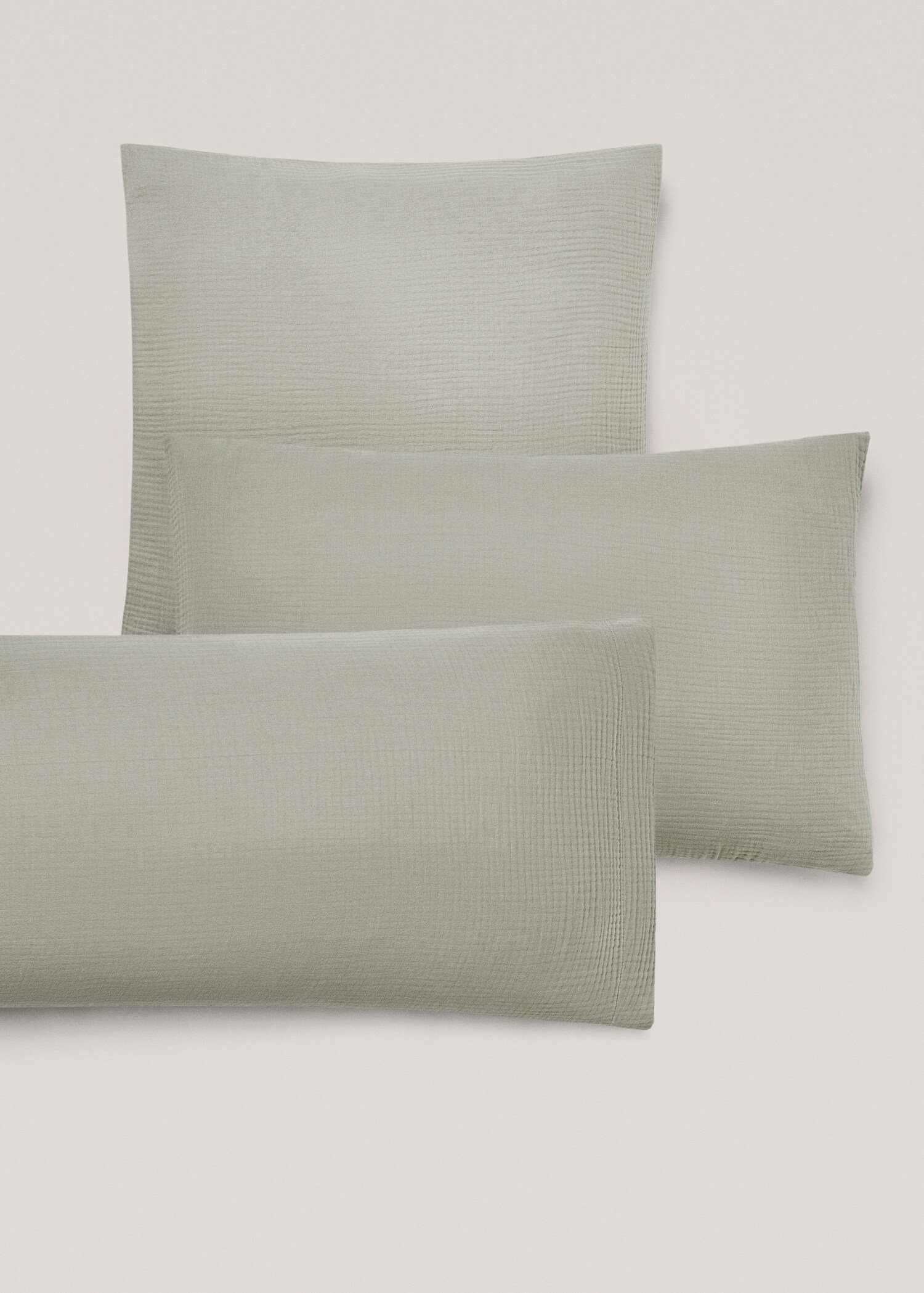 Funda de almohada gasa algodón 60x60cm (Pack de dos) - Detalle del artículo 4