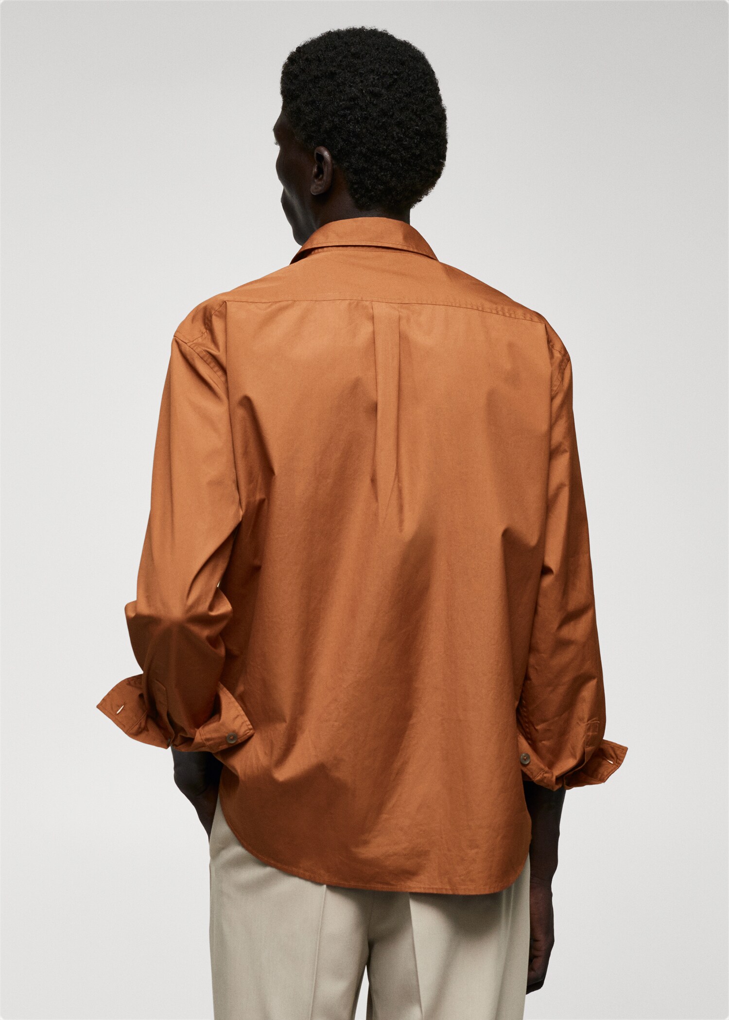 Camicia 100% cotone tasca - Retro dell'articolo