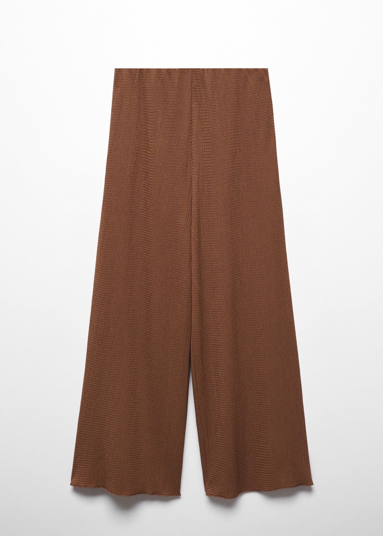 Textured culotte pants - Article without model