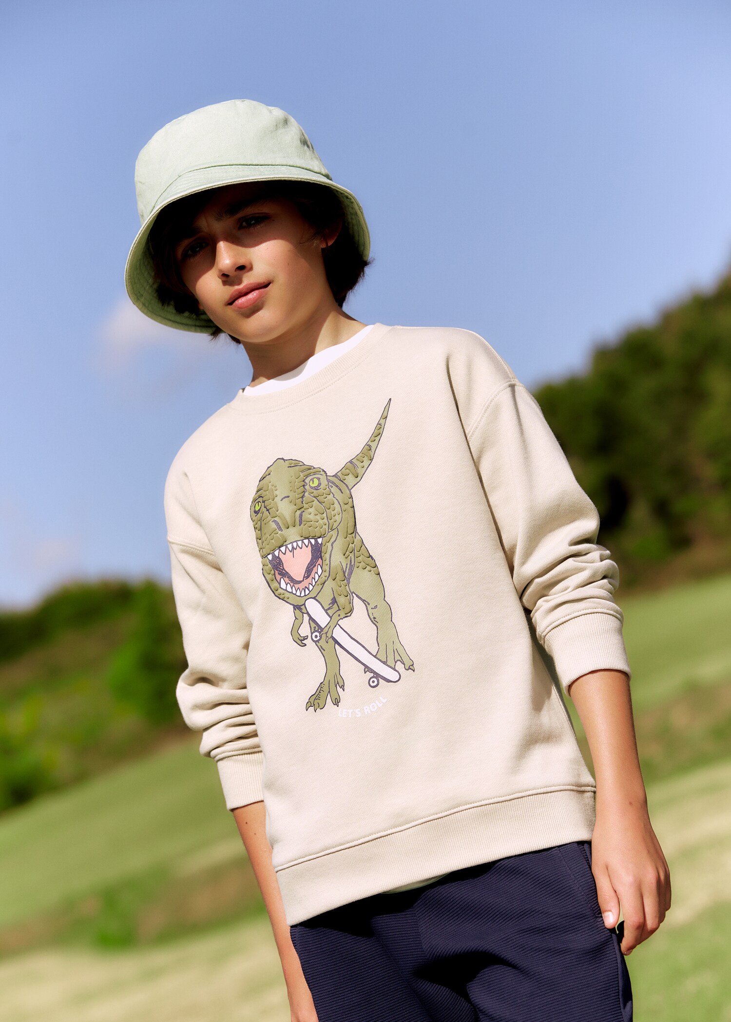 Sudadera algodón dibujo - Detalle del artículo 5