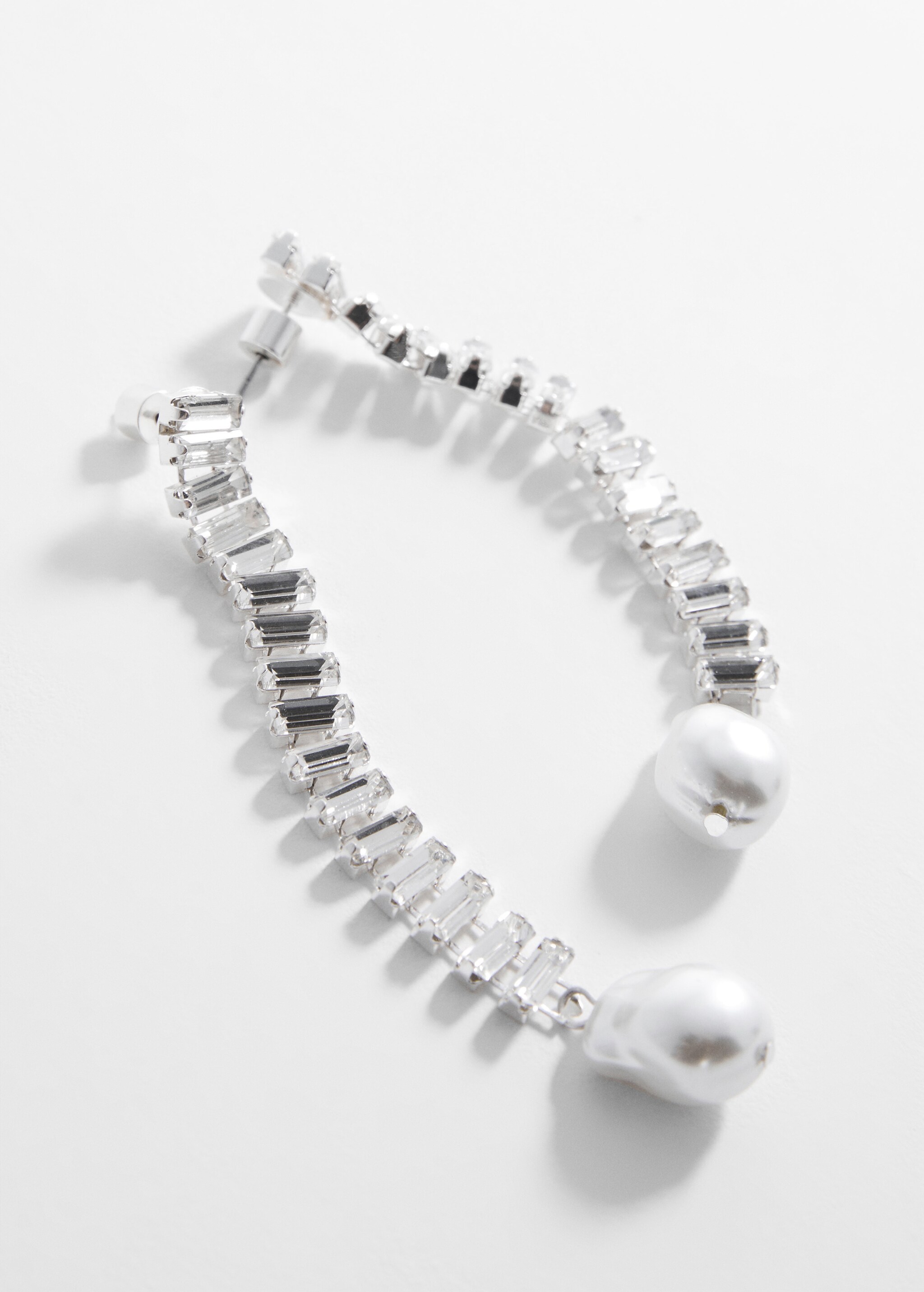 Boucles d'oreilles pendantes perle - Medium plane